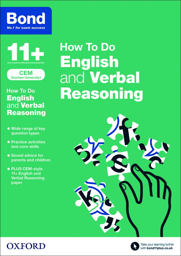 Bond How To Do: 11+ Cem English and Verbal Reasoning