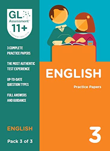 GL Assessment 11+ Practice Papers English Pack 3 (Multiple Choice)