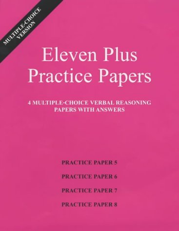 AFN Publishing - Eleven Plus Practice Papers Verbal Reasoning Papers 5-8, Multiple Choice