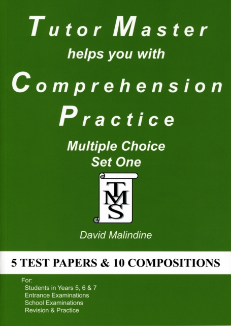 Tutor Master helps you with Comprehension Practice - Multiple Choice Set 1