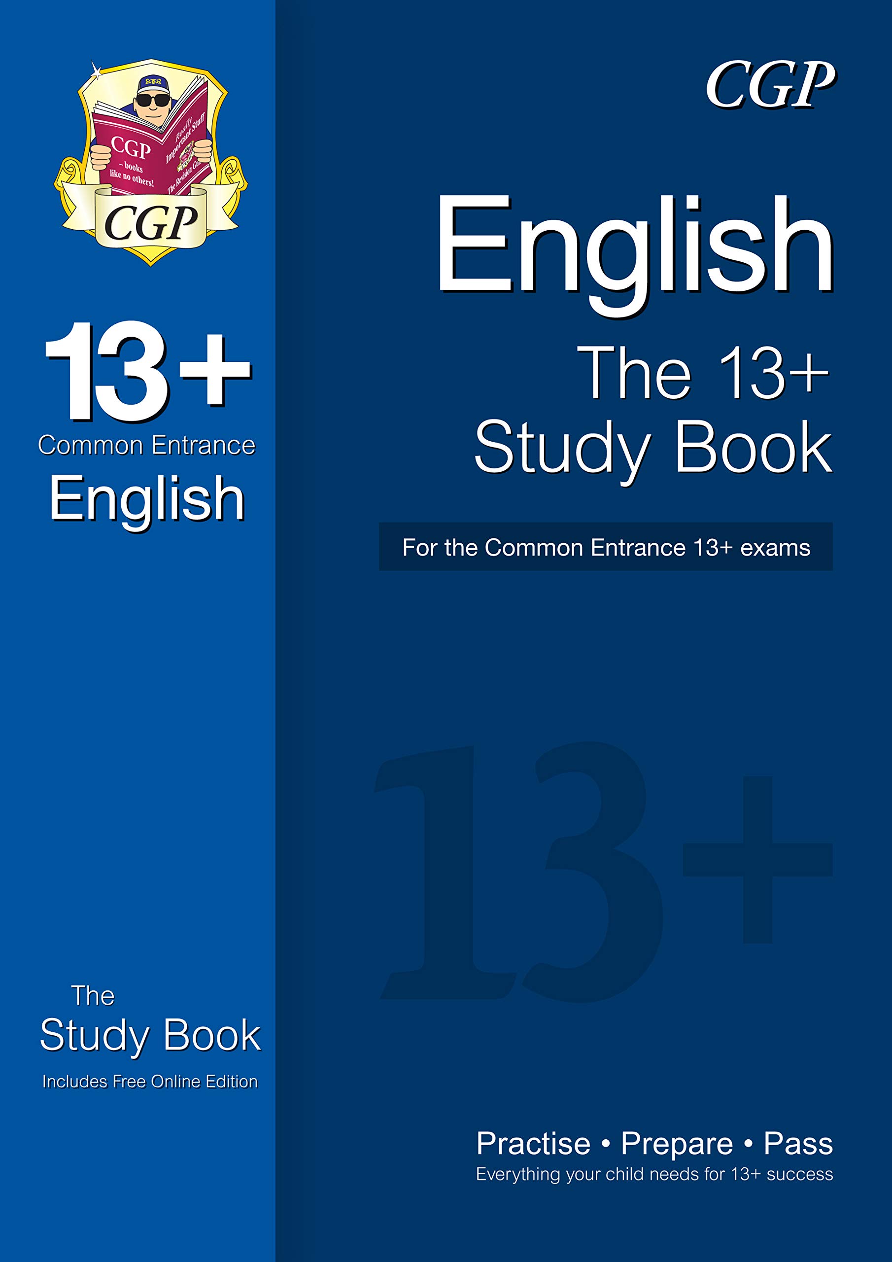 CGP - The 13+ English Study Book for the Common Entrance Exams (with Online Edition)