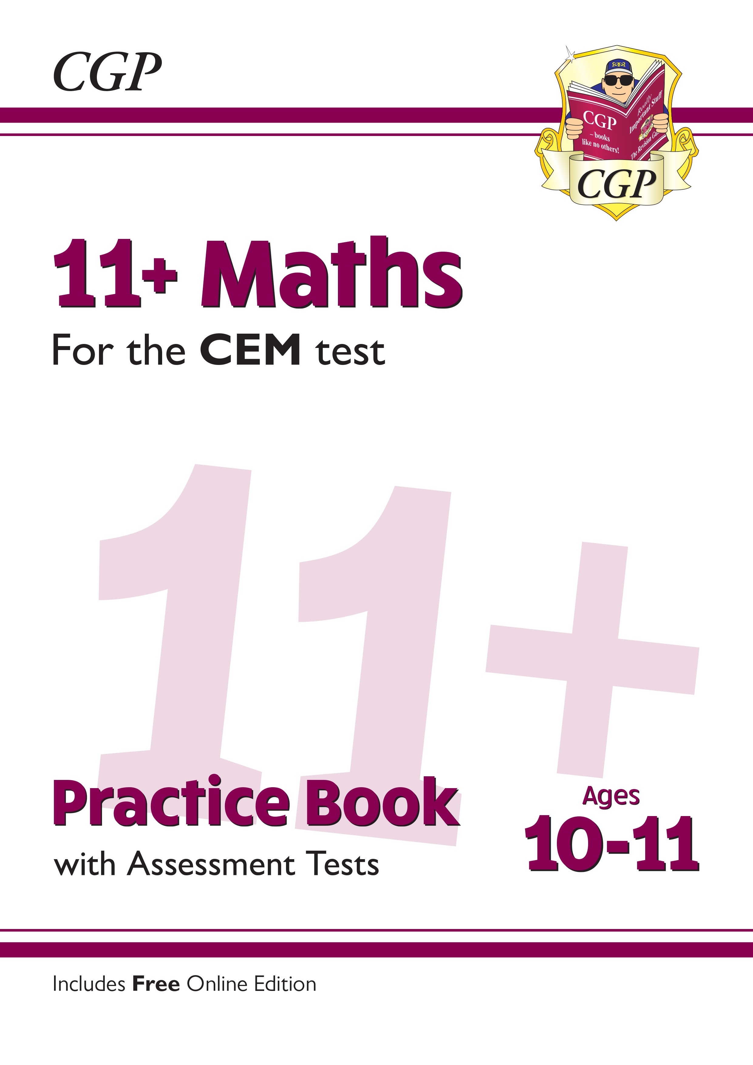 CGP - New 11+ CEM Maths Practice Book & Assessment Tests - Ages 10-11 (with Online Edition)