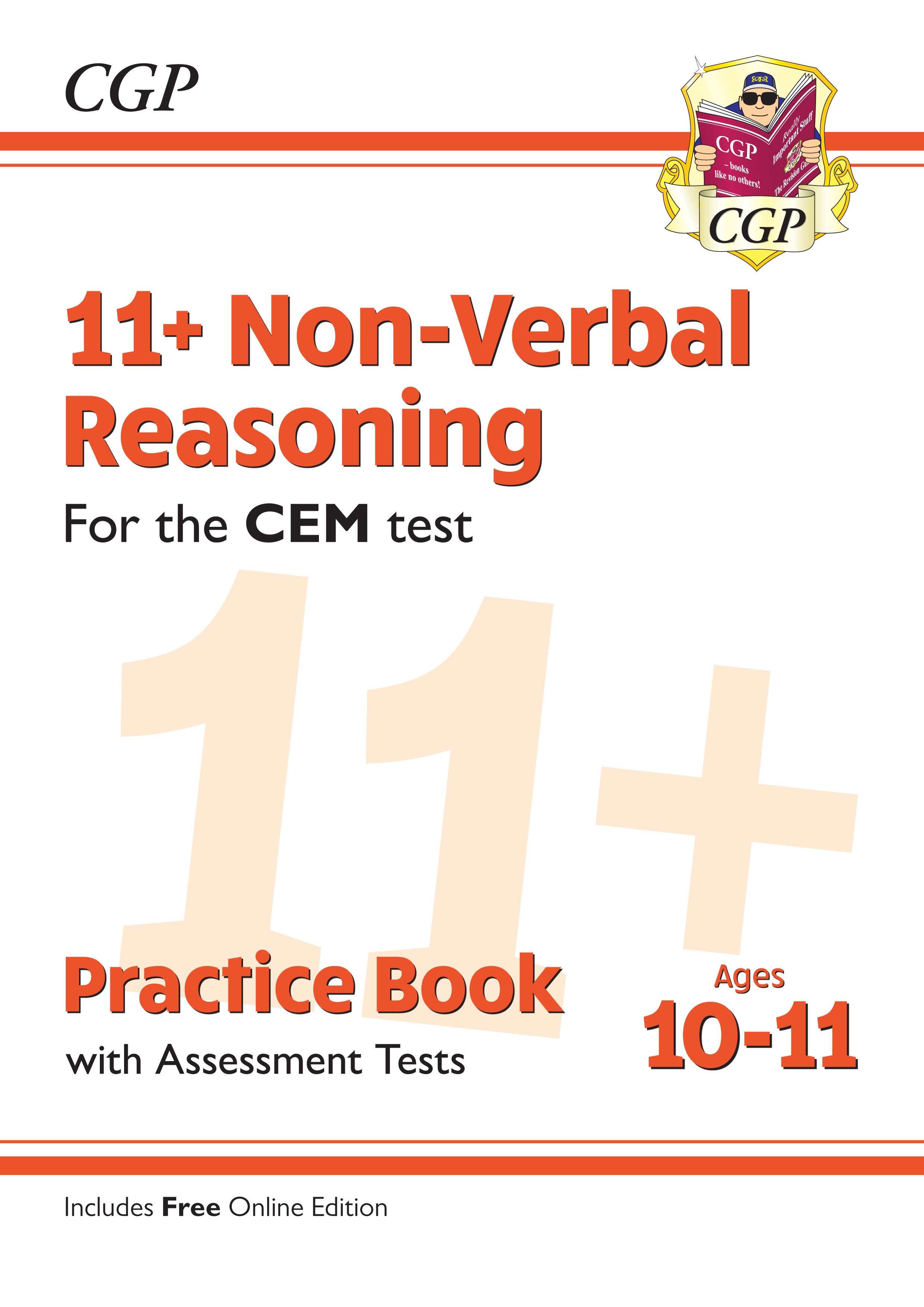 CGP - New 11+ CEM Non-Verbal Reasoning Practice Book & Assessment Tests - Ages 10-11 (with Online Edition)