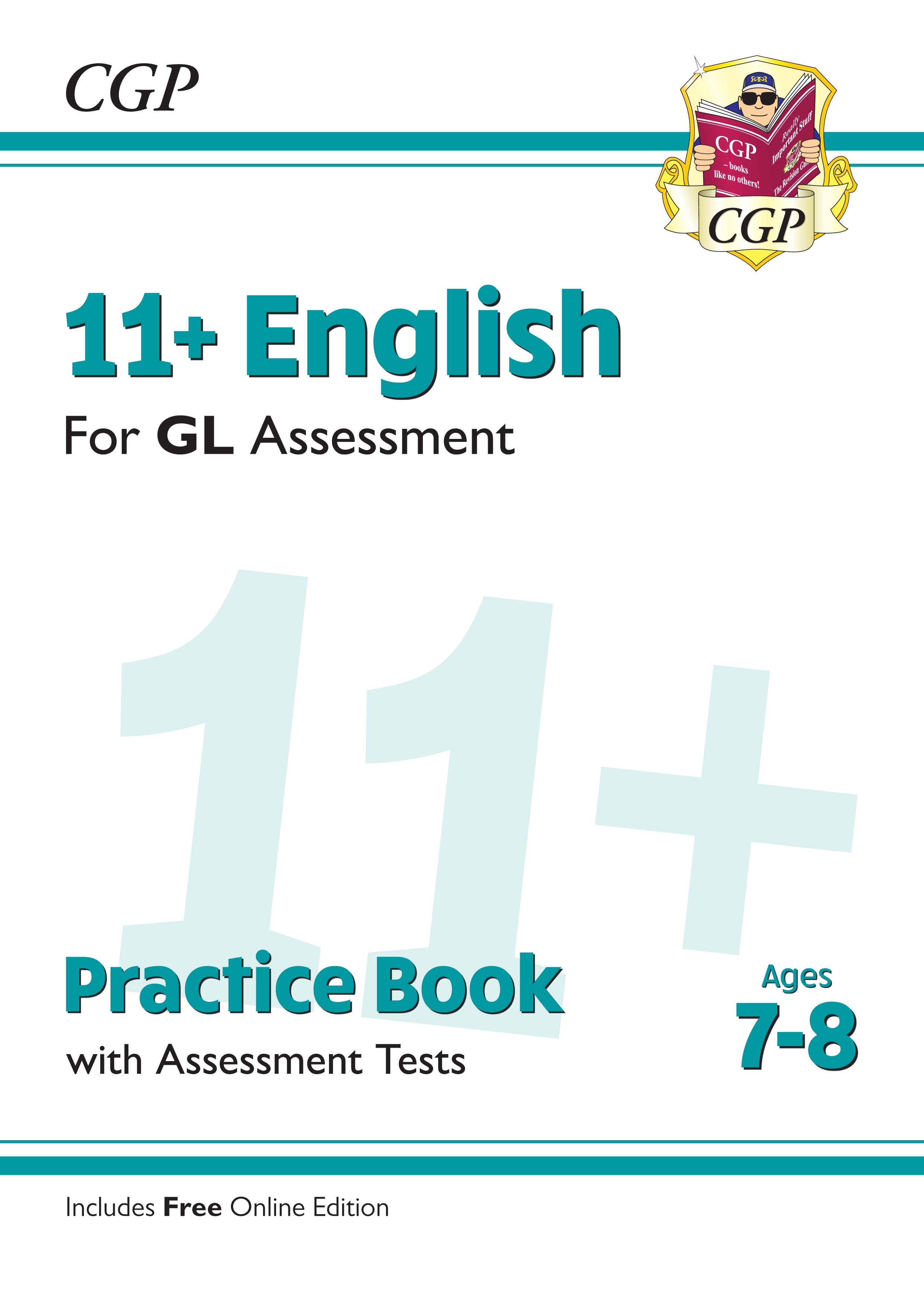 CGP - New 11+ GL English Practice Book & Assessment Tests - Ages 7-8 (with Online Edition)