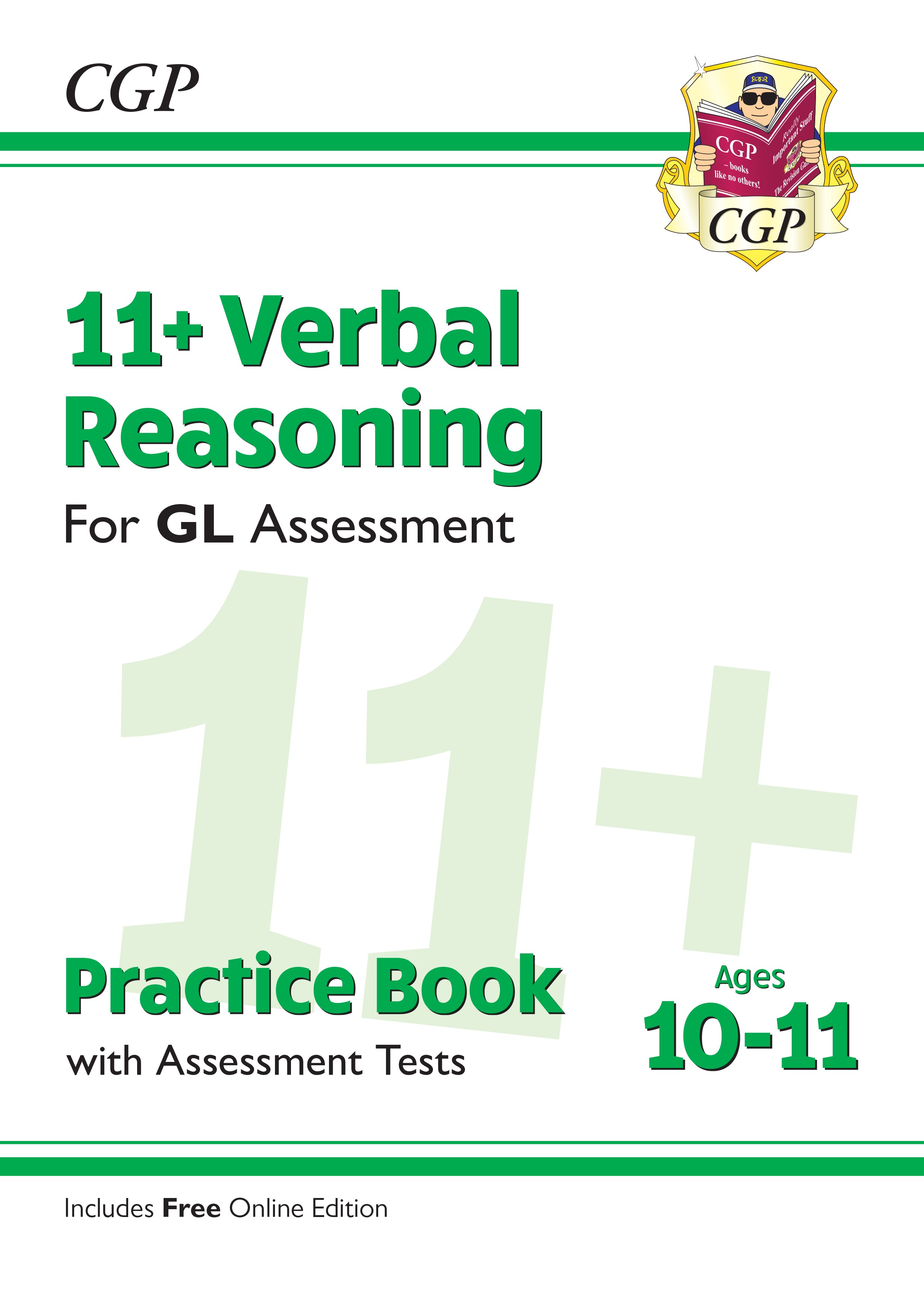 CGP - New 11+ GL Verbal Reasoning Practice Book & Assessment Tests - Ages 10-11 (with Online Edition)