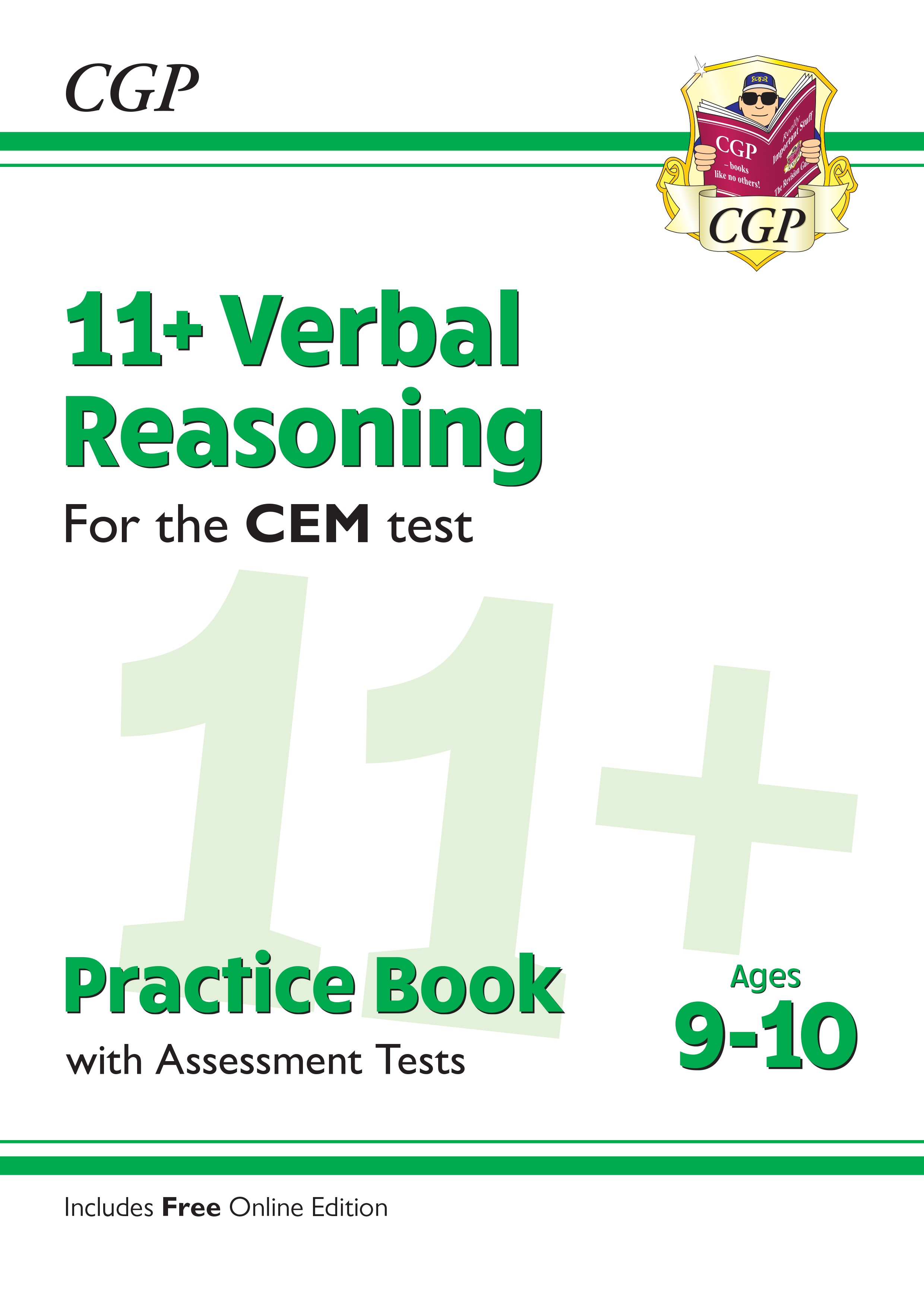 CGP - New 11+ CEM Verbal Reasoning Practice Book & Assessment Tests - Ages 9-10 (with Online Edition)