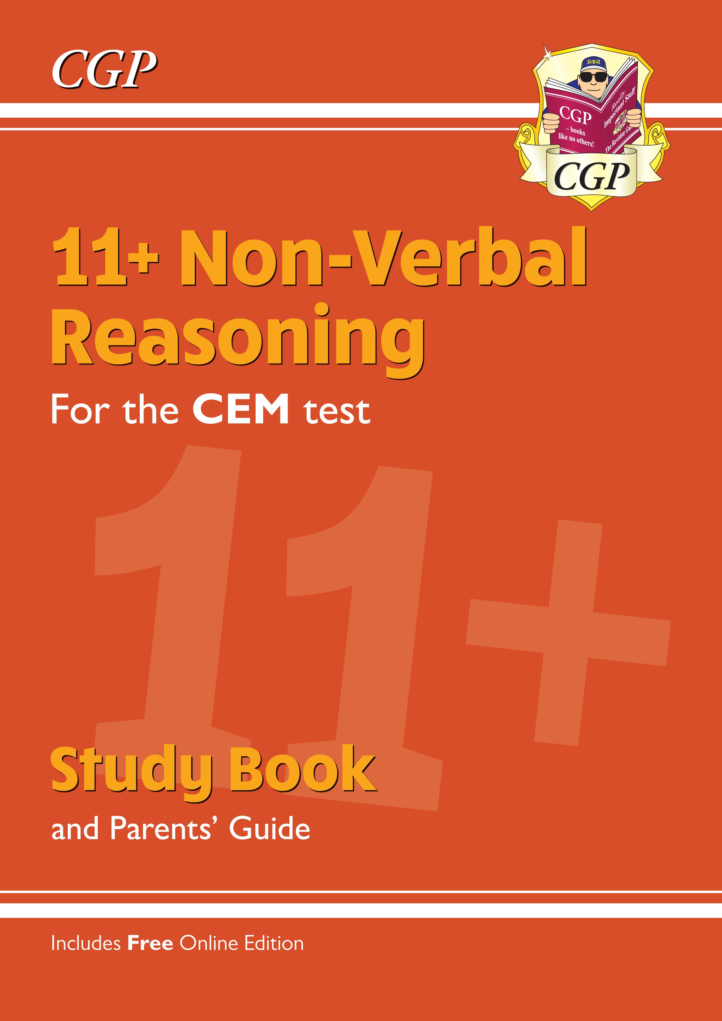 CGP - New 11+ CEM Non-Verbal Reasoning Study Book (with Parents’ Guide & Online Edition)