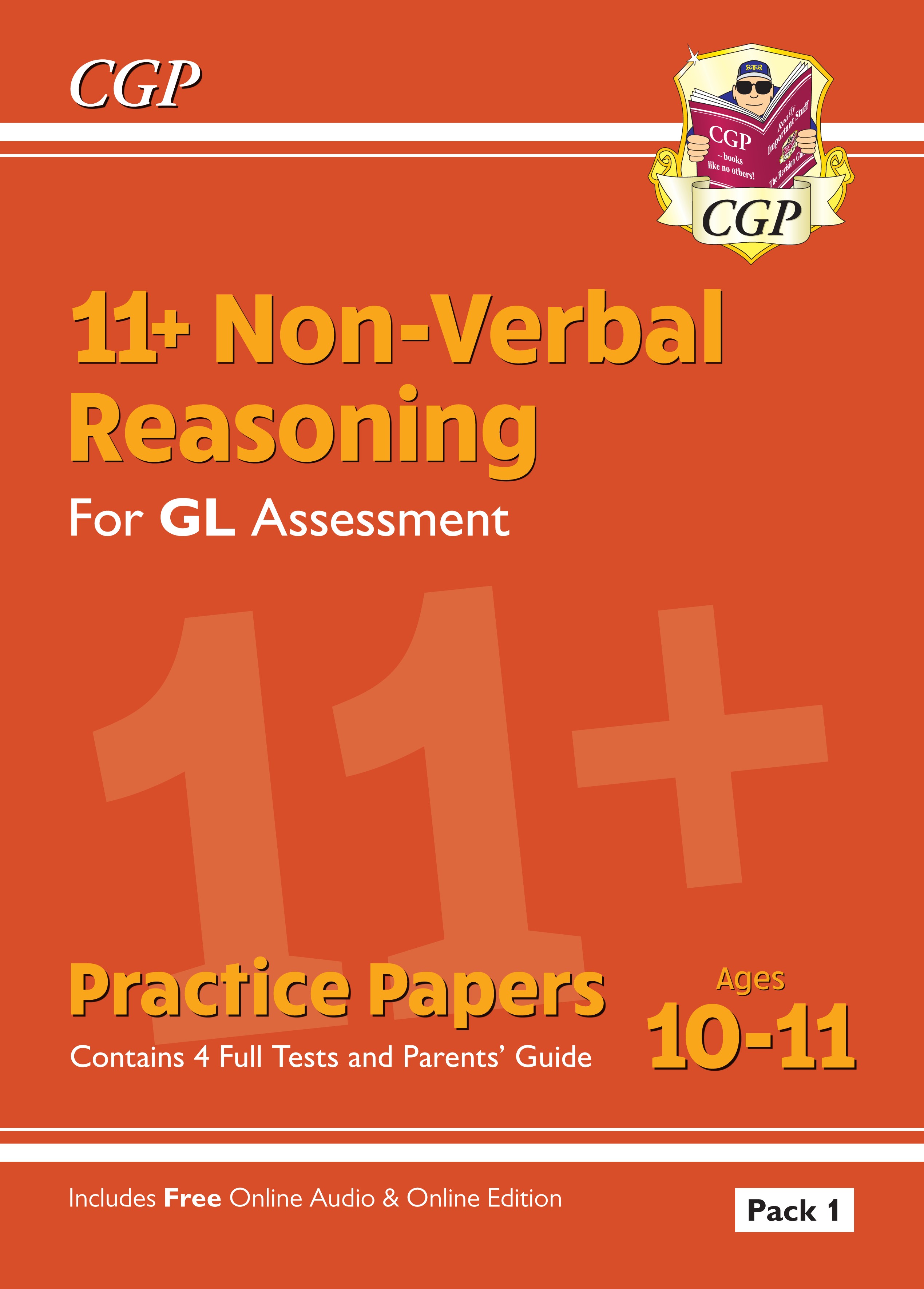 CGP - New 11+ GL Non-Verbal Reasoning Practice Papers: Ages 10-11 Pack 1 (inc Parents' Guide & Online Edition)