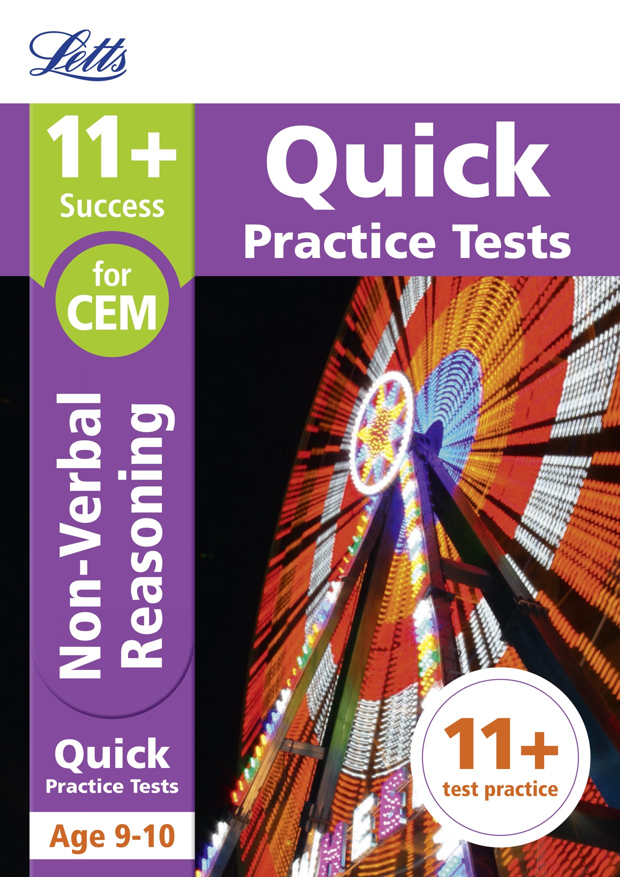 Letts - 11+ Non-Verbal Reasoning Quick Practice Tests Age 9-10 For The Cem Tests