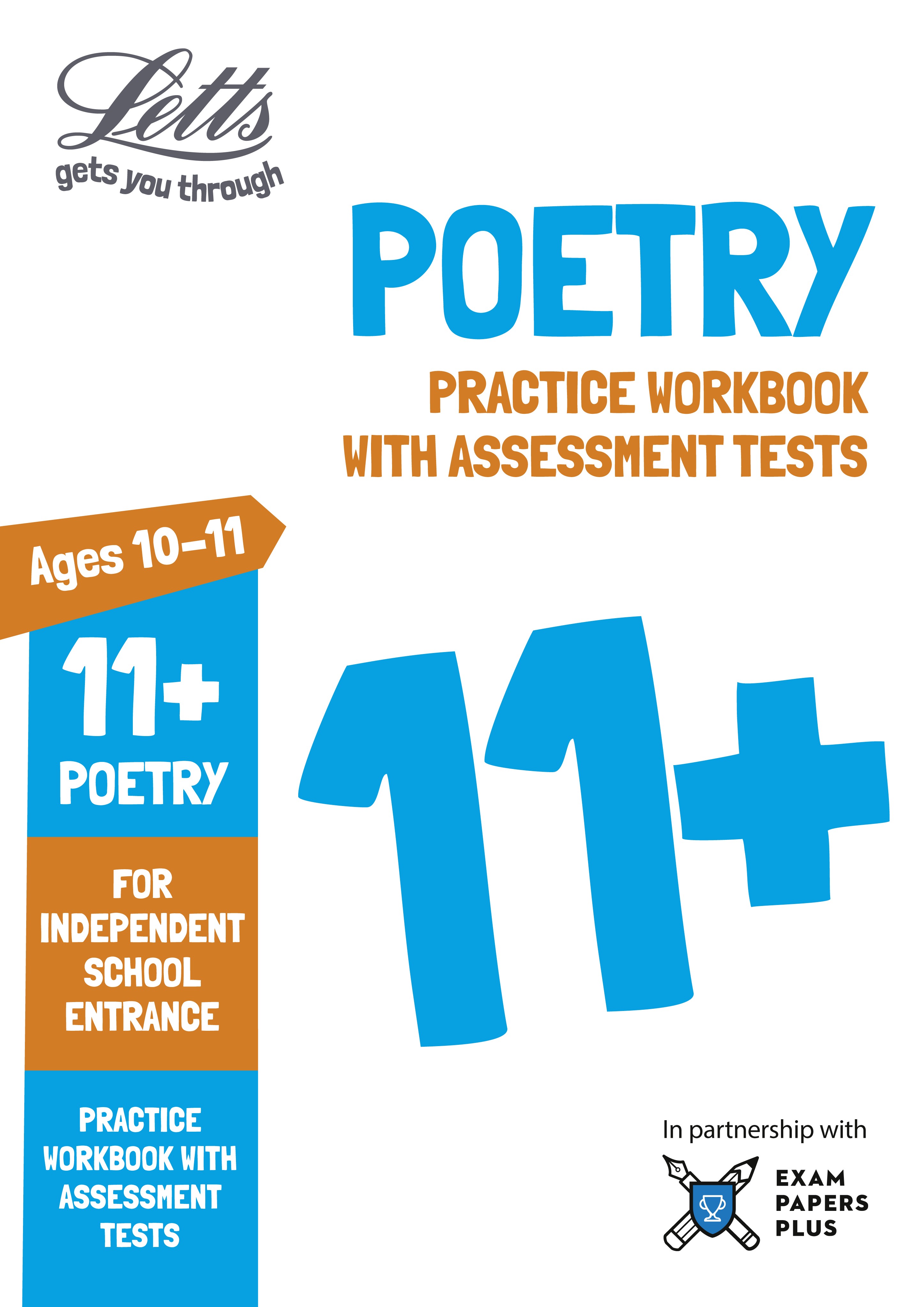 Letts - 11+ Poetry - Practice Workbook With Assessment Tests: For Independent School Entrance