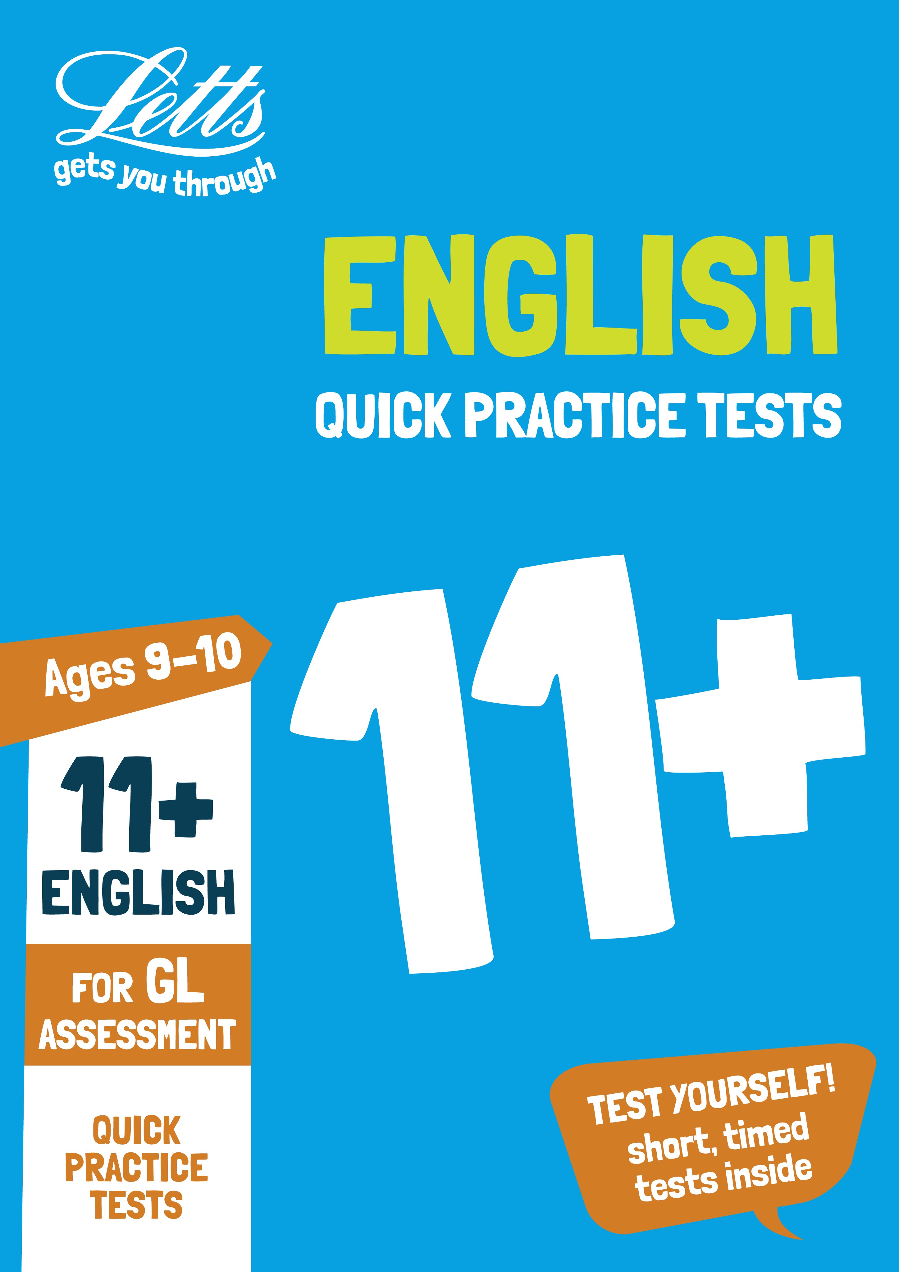 Letts - 11+ English Quick Practice Tests Age 9-10 For The Gl Assessment Tests