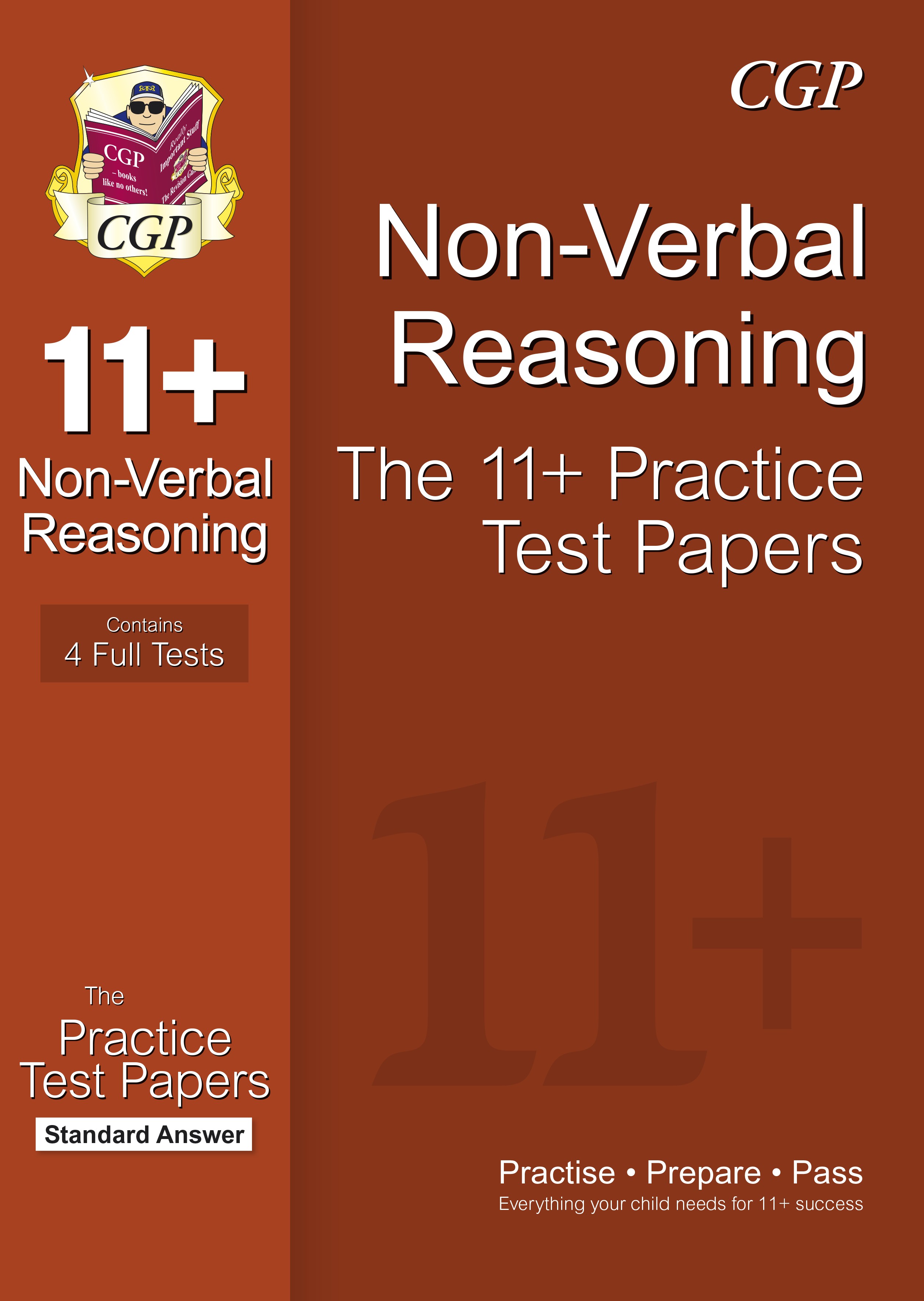 CGP 11+ Non-Verbal Reasoning Practice Papers: Standard Answers (for GL & Other Test Providers)