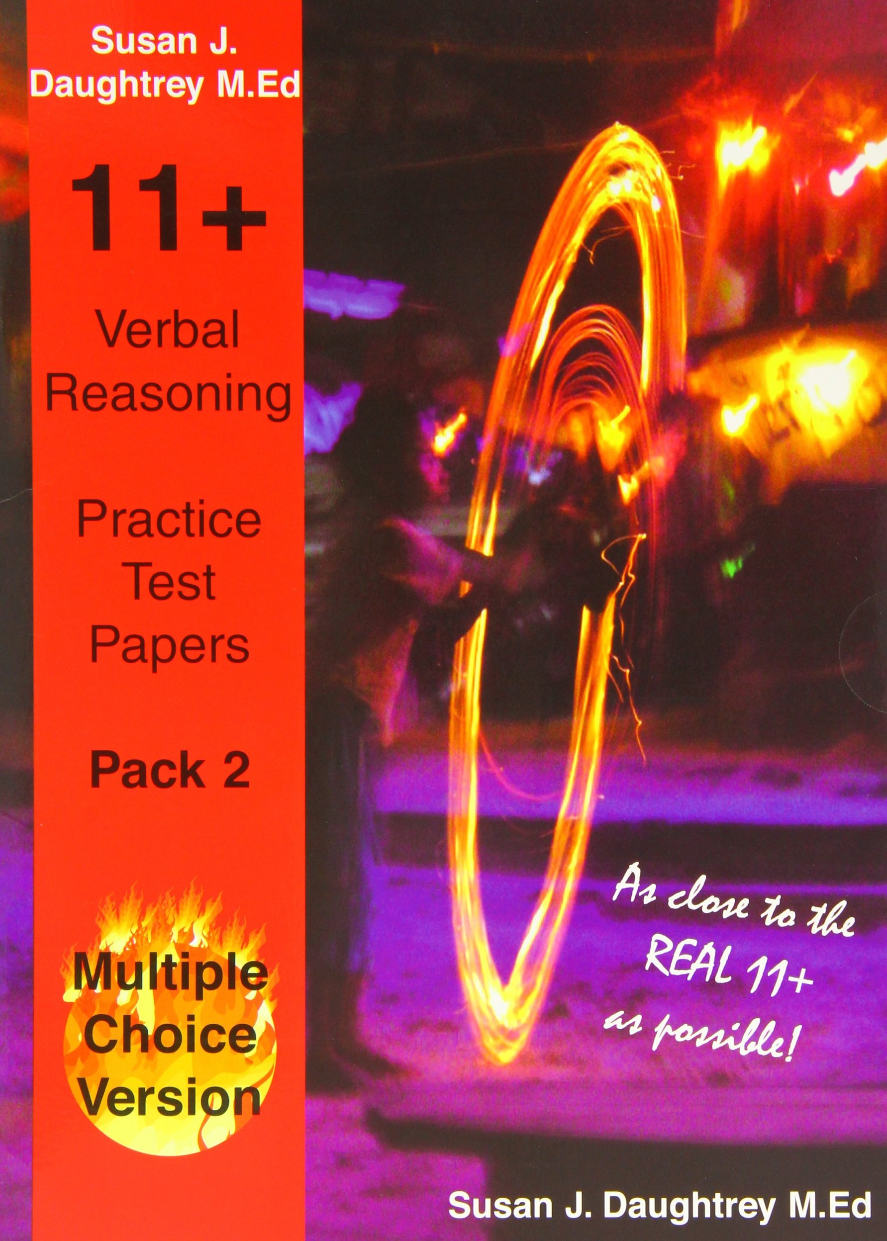 Bright Sparks 11 Plus Verbal Reasoning Multiple Choice Practice Test Paper Pack 2 By Susan Daughtrey