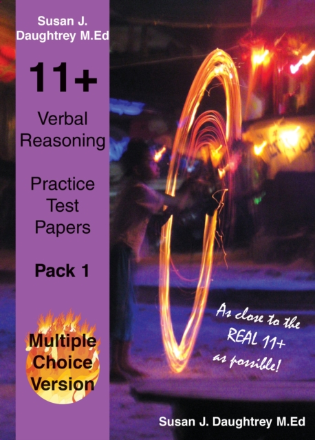 Bright Sparks 11 Plus Verbal Reasoning Multiple Choice Practice Test Paper Pack 1 By Susan Daughtrey