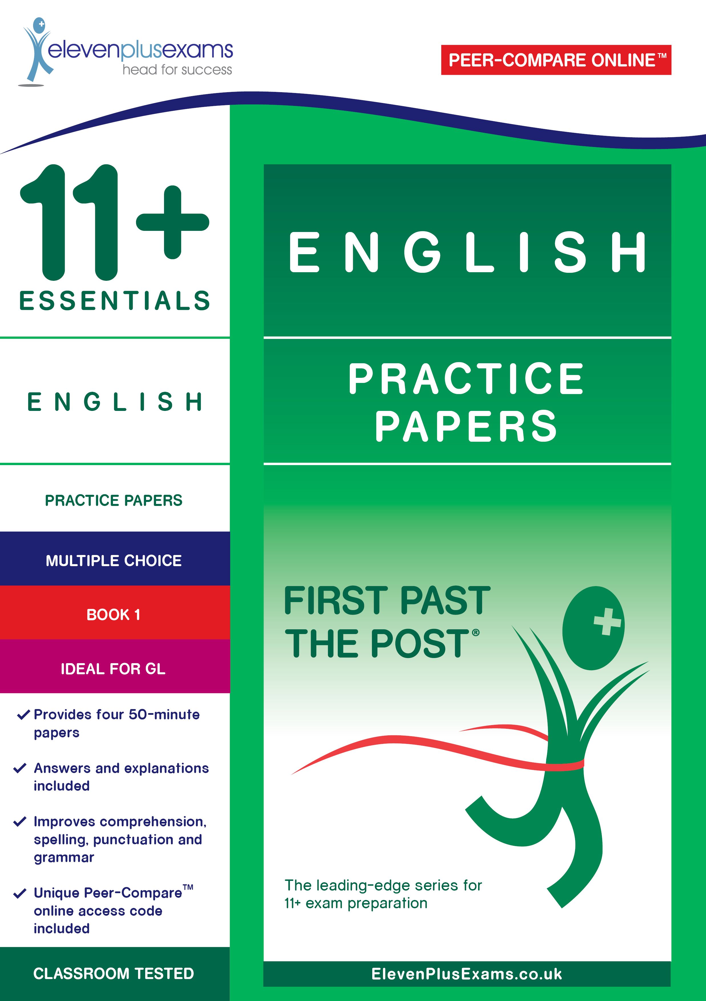 Eleven Plus Exams GL English Practice Papers (Multiple Choice) Book 1 (First Past The Post®)