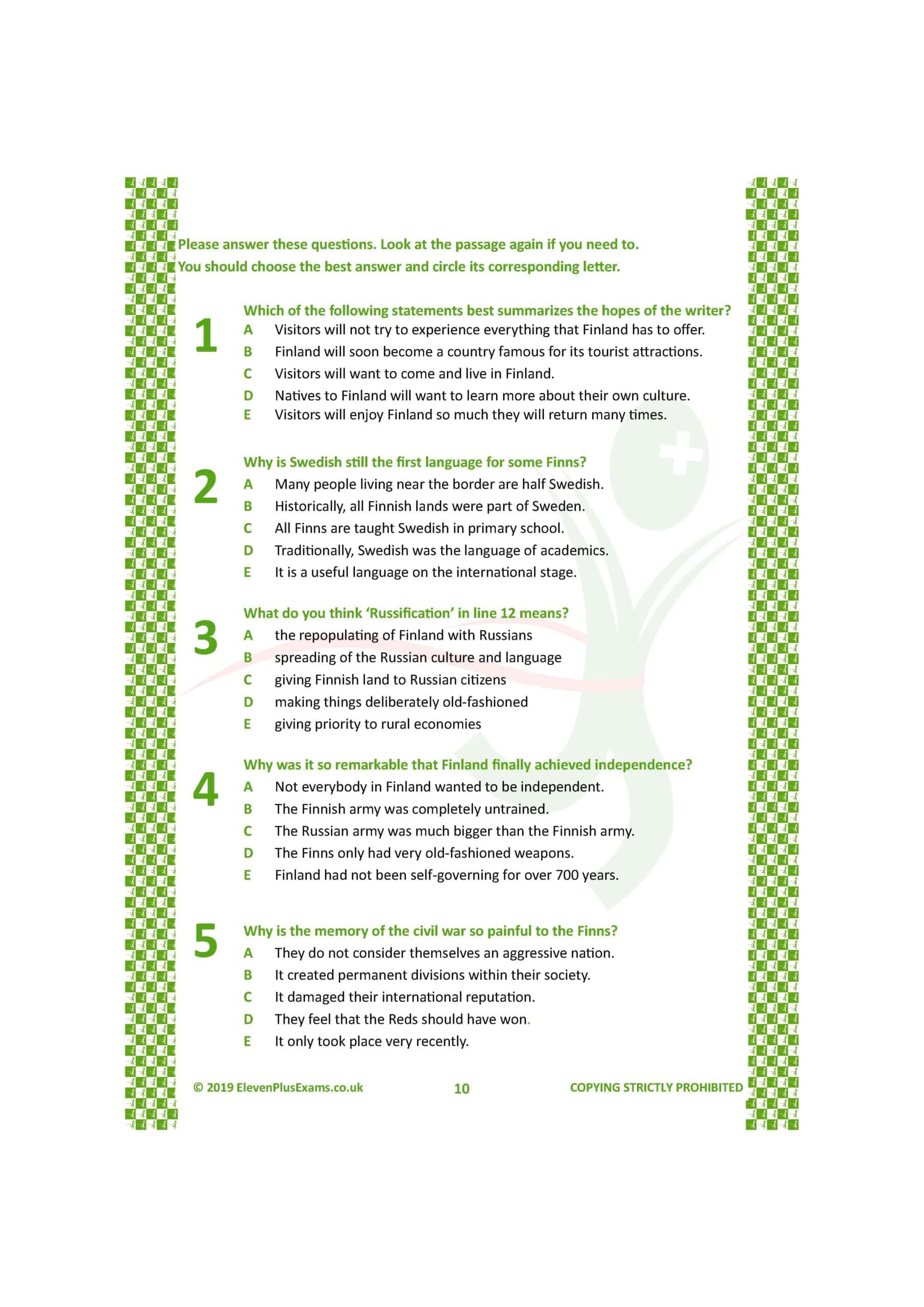 11+ Essentials - Comprehensions Non-Fiction Book 2 (First Past the Post®) - Image 7