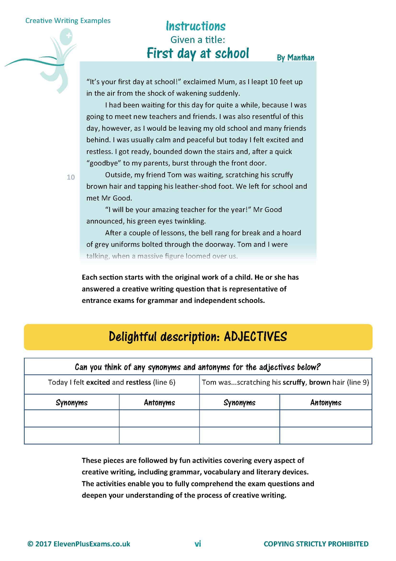 11+ Essentials - Creative Writing Examples Book 1 (First Past the Post®) - Image 4