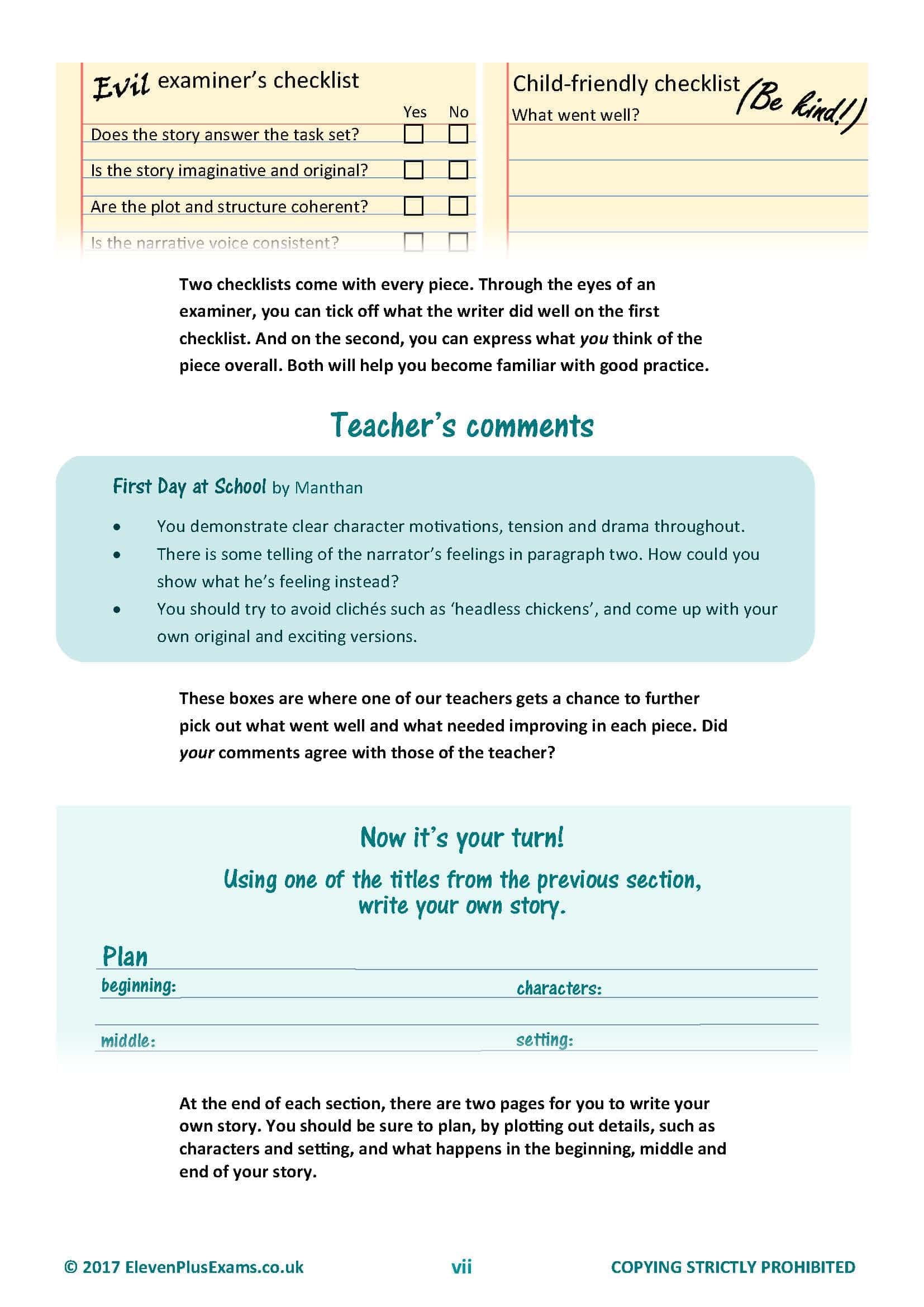 11+ Essentials - Creative Writing Examples Book 1 (First Past the Post®) - Image 5