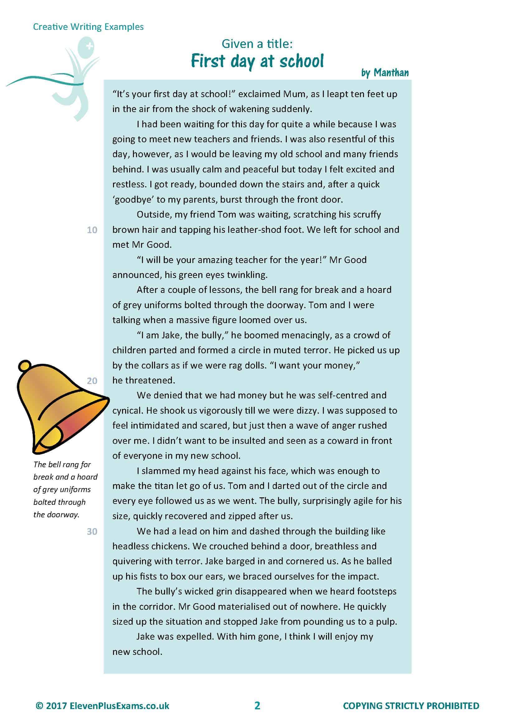 11+ Essentials - Creative Writing Examples Book 1 (First Past the Post®) - Image 6