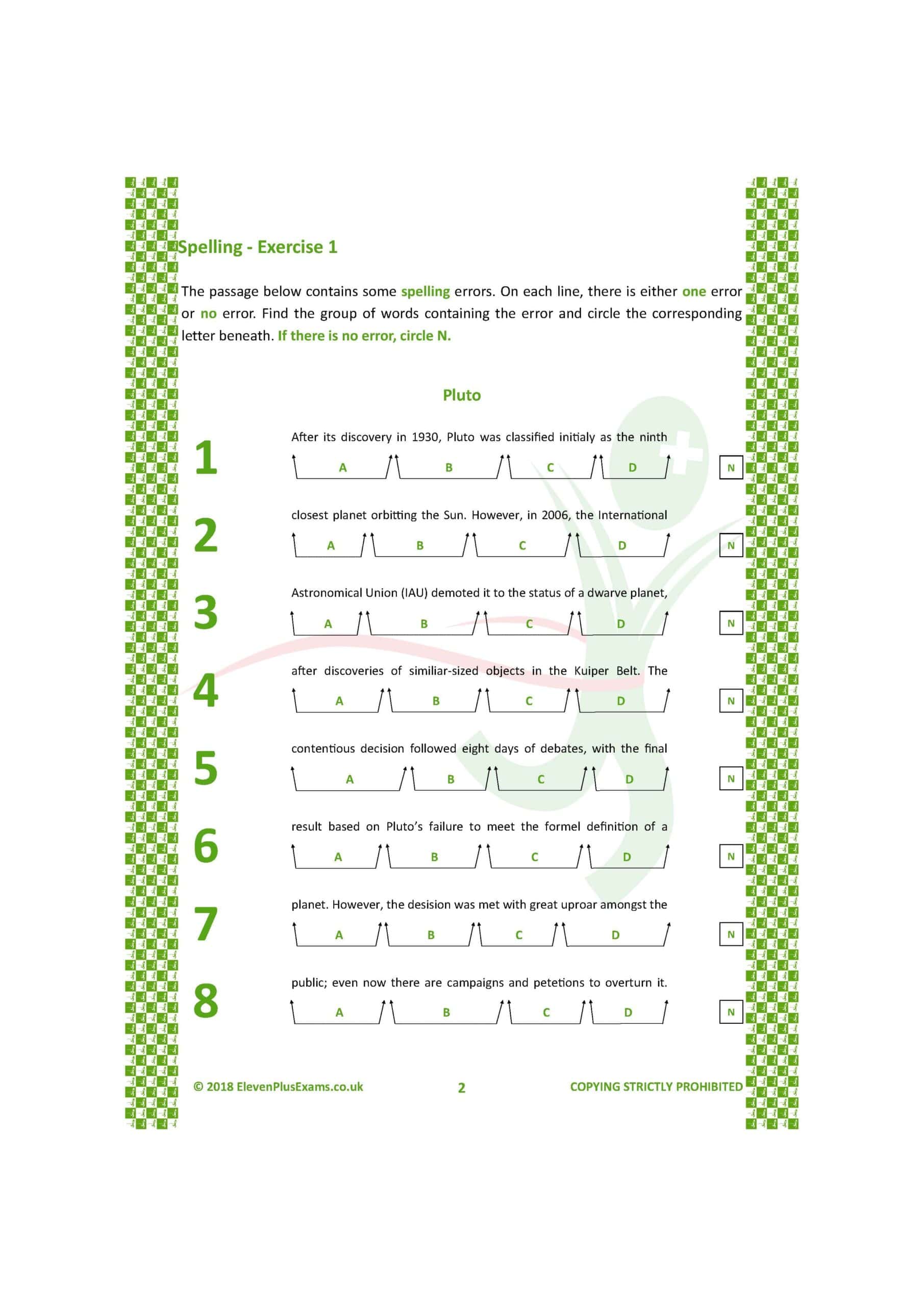 11+ Essentials - English Spelling, Punctuation and Grammar Book 1 (First Past the Post®) - Image 5