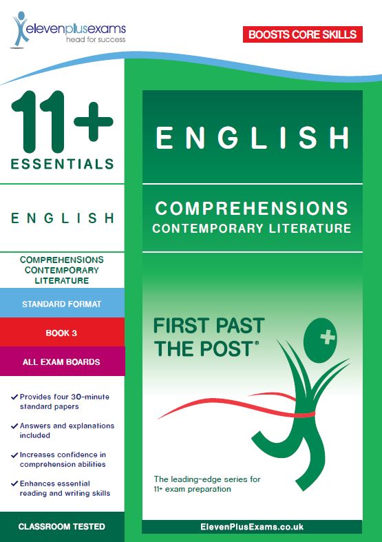 11+ Essentials - Comprehensions Contemporary Literature Book 3 (First Past the Post®) Standard Format