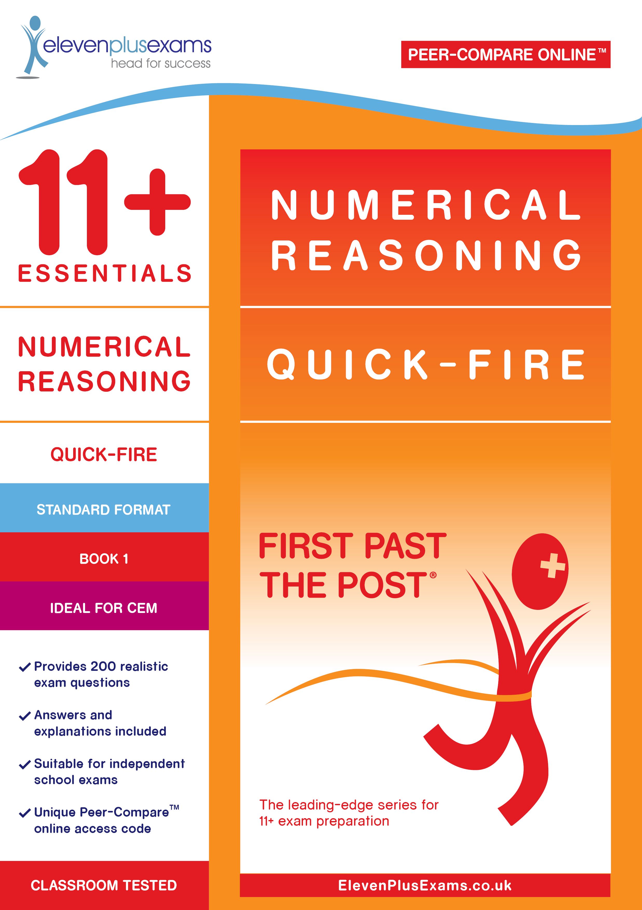 11+ Essentials - Numerical Reasoning: Quick-fire Book 1 Standard Format (First Past the Post®)