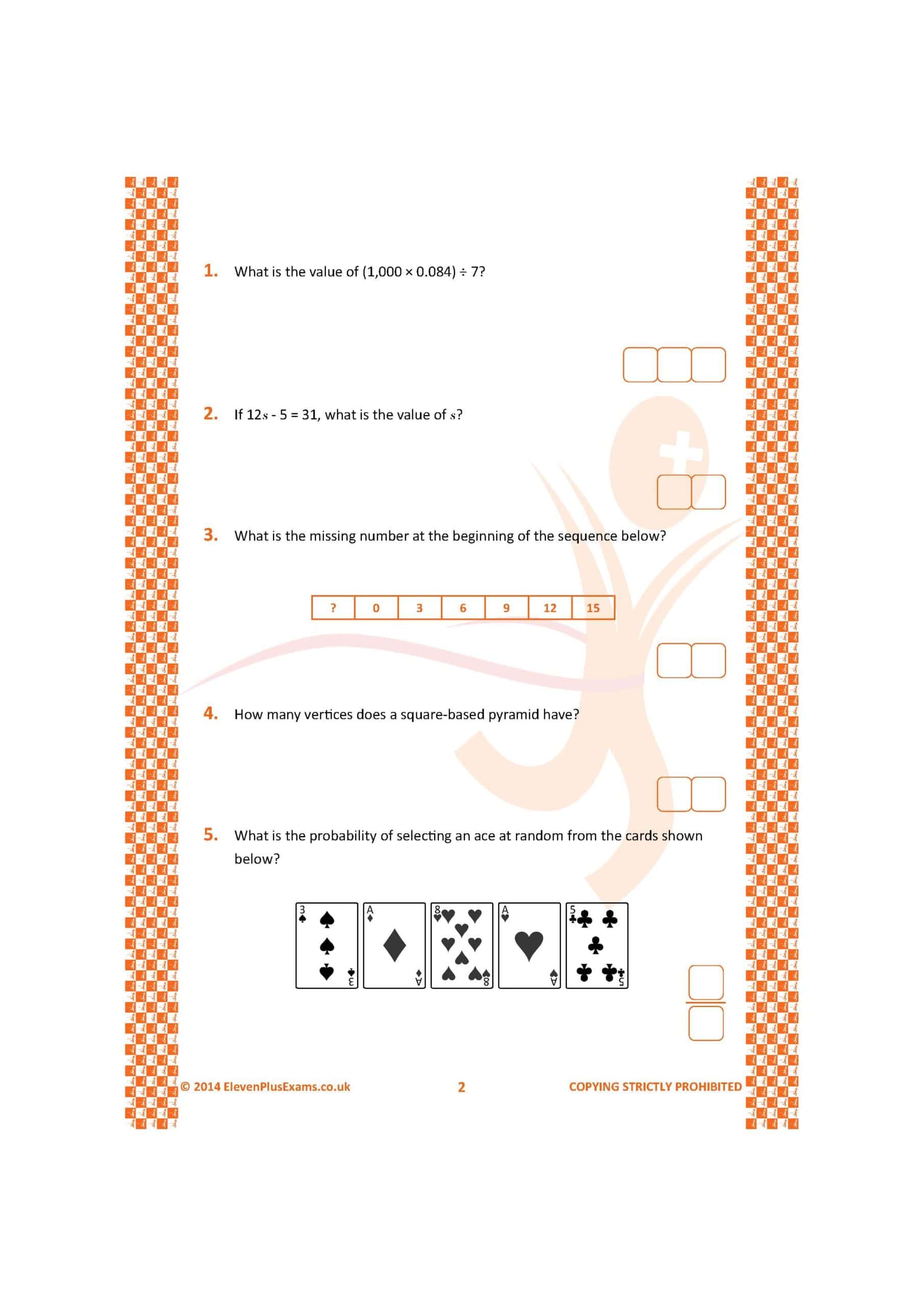 11+ Essentials - Numerical Reasoning: Quick-fire Book 2 Standard Format (First Past the Post®) - Image 5