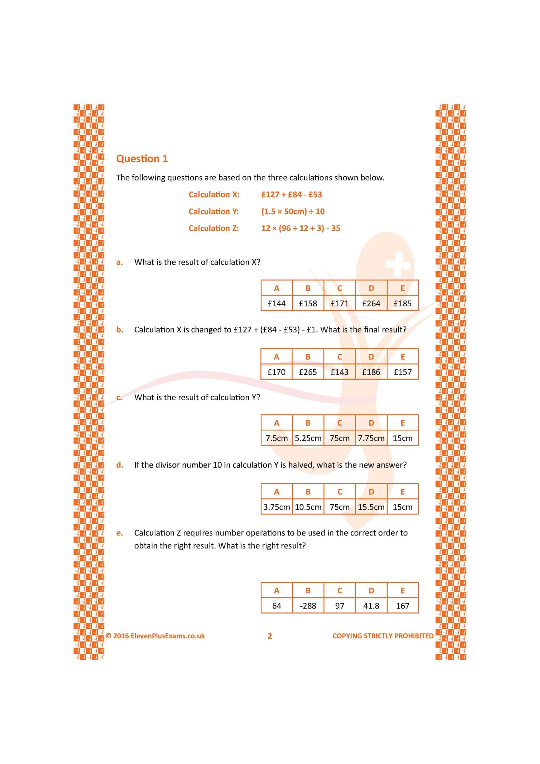 11+ Essentials - Numerical Reasoning: Multi-part Book 2 Multiple Choice (First Past the Post®) - Image 5