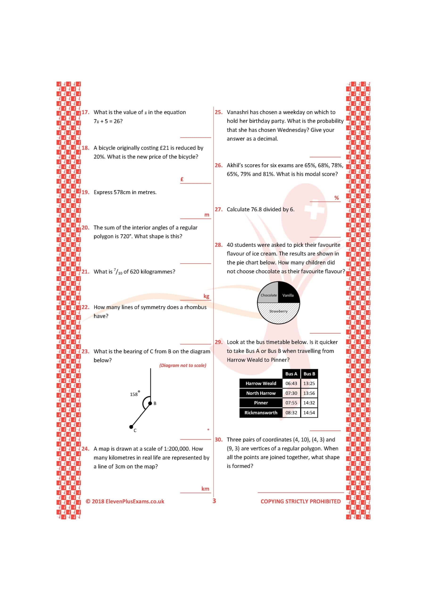 11+ Essentials - Mental Arithmetic Book  2  Standard Format (First Past the Post®) - Image 6