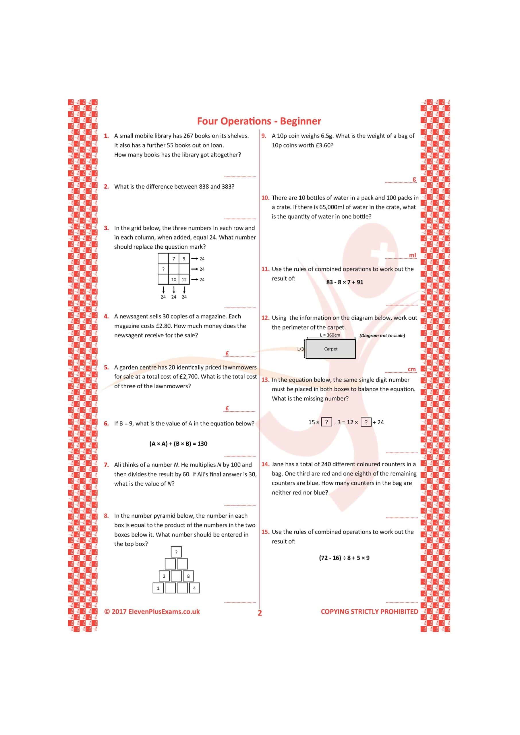 11+ Essentials - Maths: Worded Problems Book 2 (First Past the Post®) - Image 5