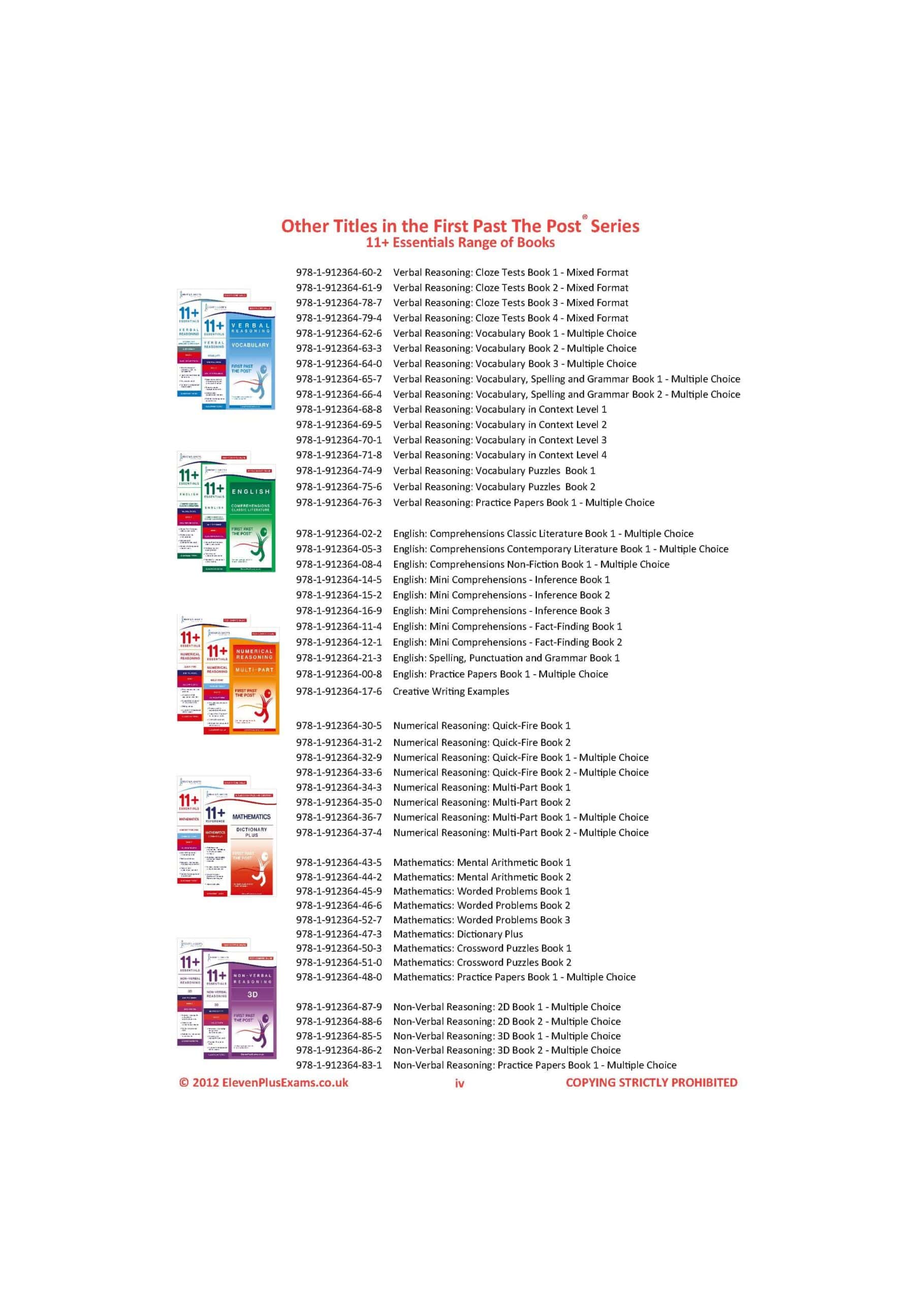 Eleven Plus Exams GL Maths Practice Papers (Multiple Choice) Book 1 (First Past the Post®) - Image 2