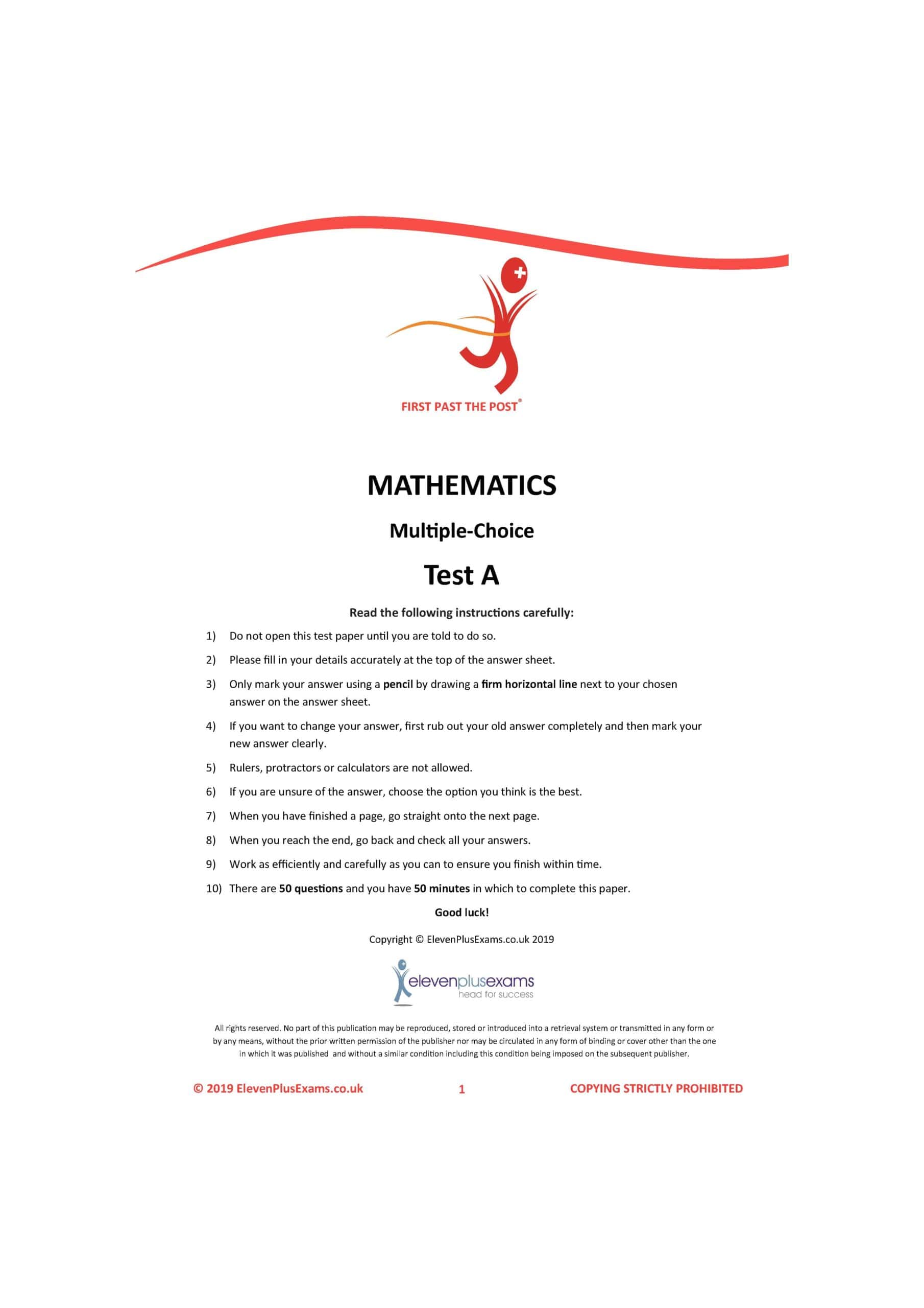 Eleven Plus Exams GL Maths Practice Papers (Multiple Choice) Book 2 (First Past the Post®) - Image 4