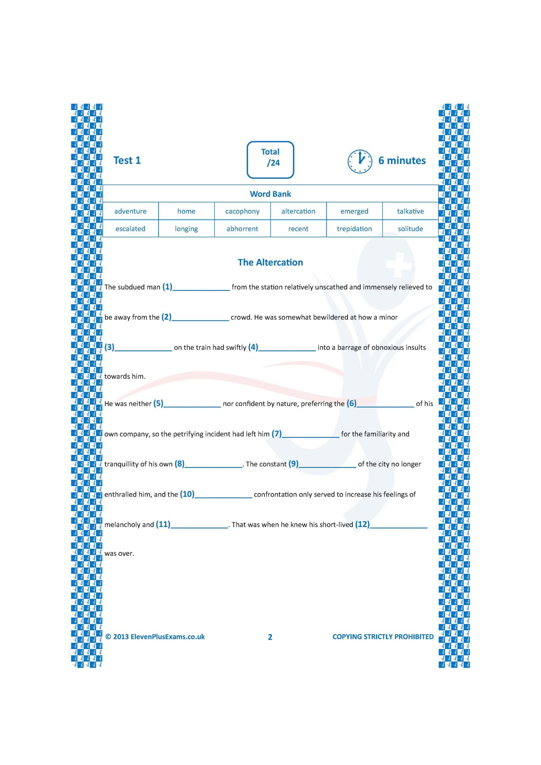 11+ Essentials - Verbal Reasoning: Cloze Book 1 (First Past the Post®) - Image 5