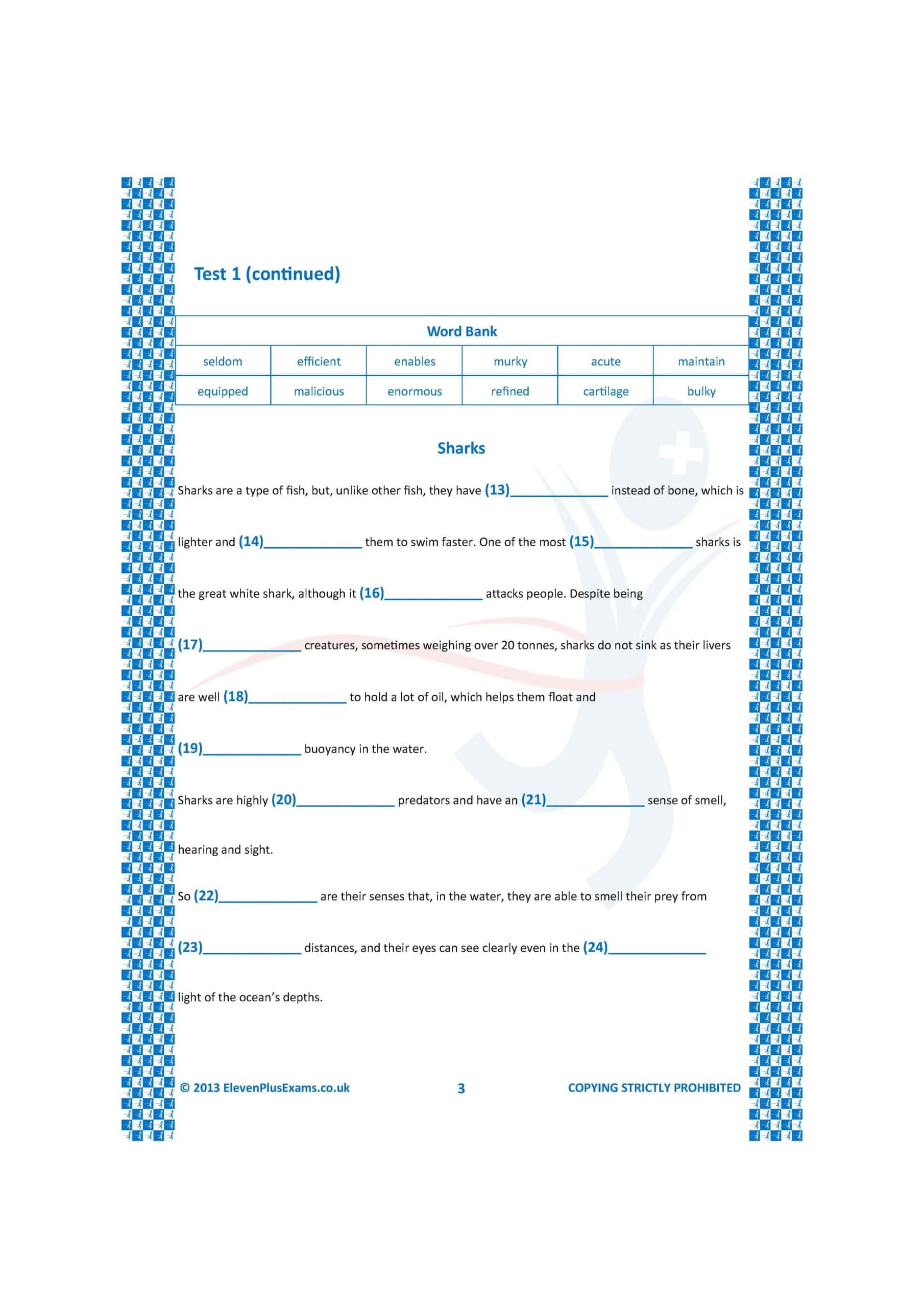 11+ Essentials - Verbal Reasoning: Cloze Book 1 (First Past the Post®) - Image 6