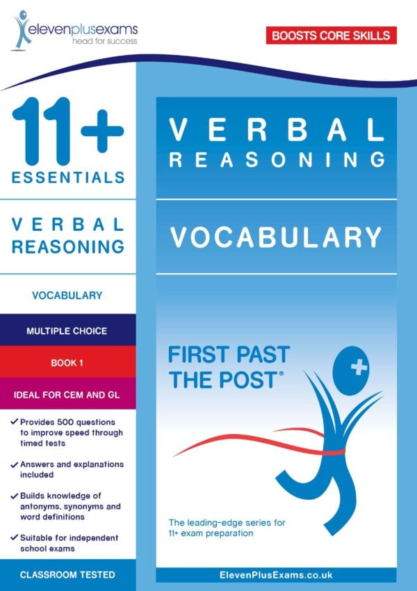11+ Essentials - Verbal Reasoning: Vocabulary Book 1 (First Past the Post®)