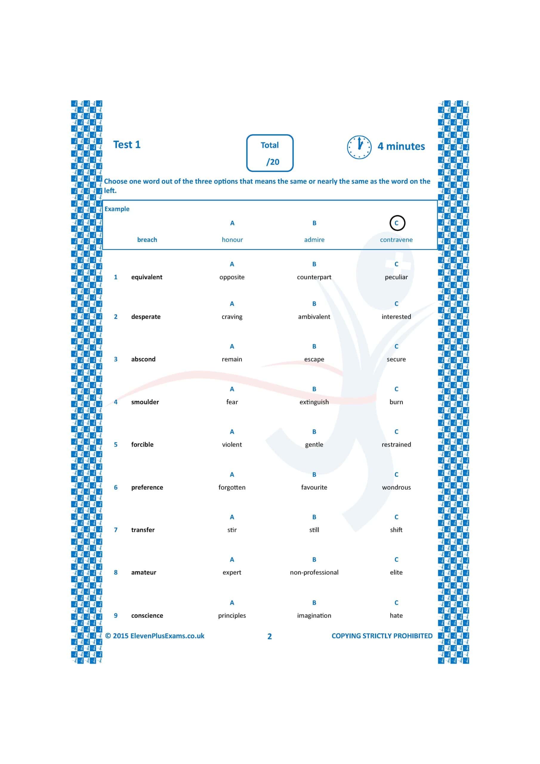 11+ Essentials - Verbal Reasoning: Vocabulary Book 2 (First Past the Post®) - Image 5
