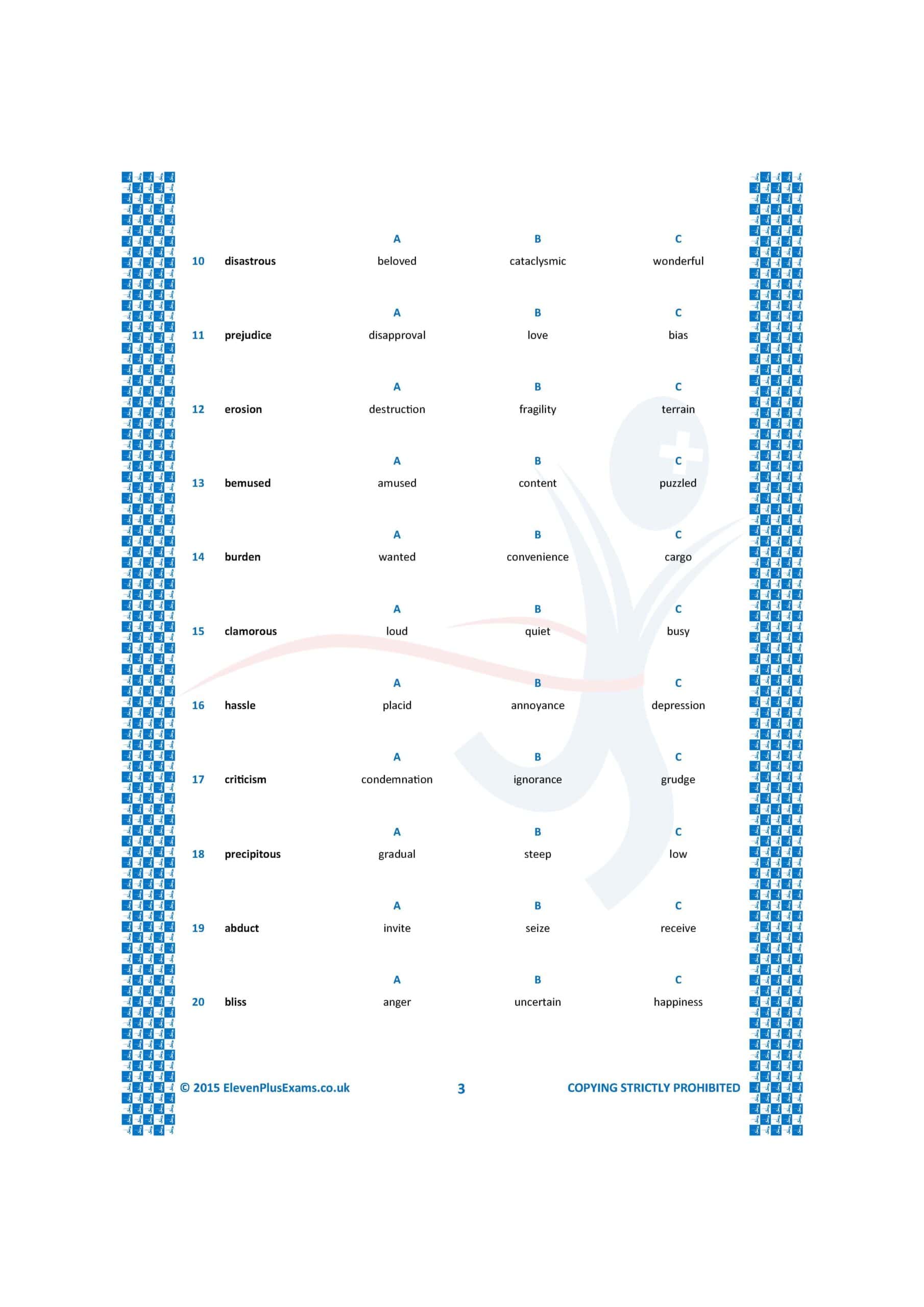 11+ Essentials - Verbal Reasoning: Vocabulary Book 2 (First Past the Post®) - Image 6