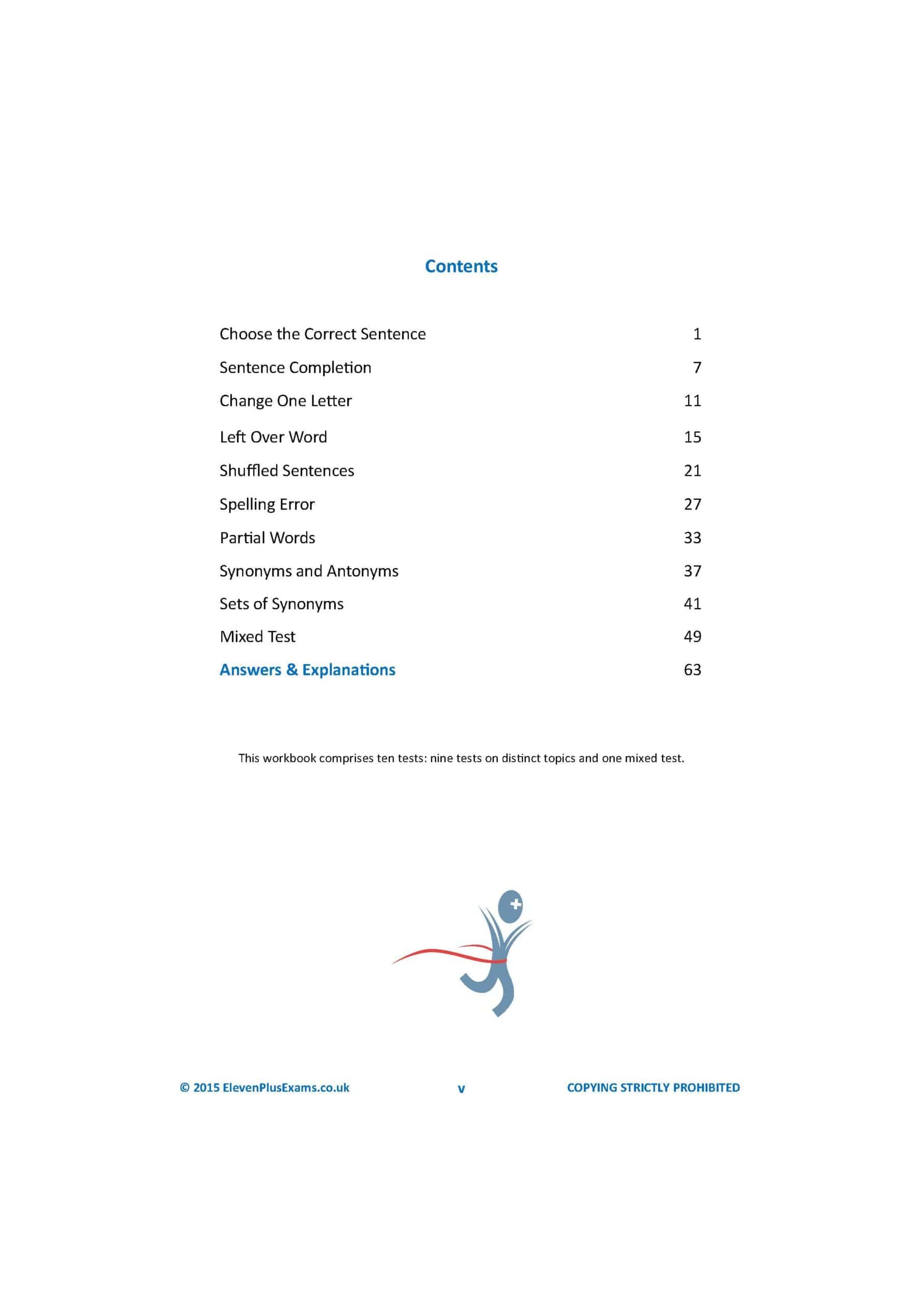 11+ Essentials - Verbal Reasoning: Grammar & Spelling  Book 1 (First Past the Post®) - Image 3