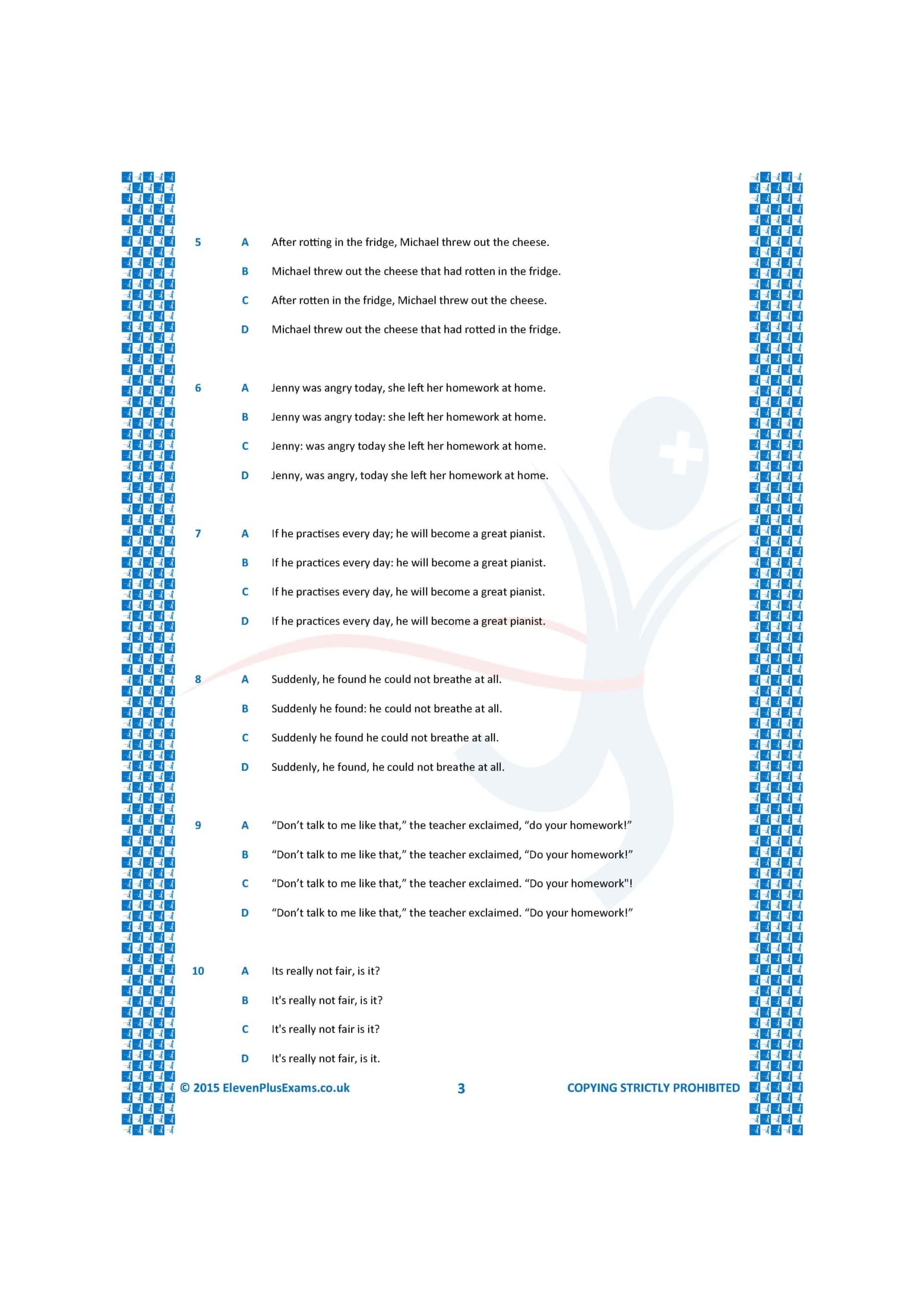 11+ Essentials - Verbal Reasoning: Grammar & Spelling  Book 1 (First Past the Post®) - Image 6