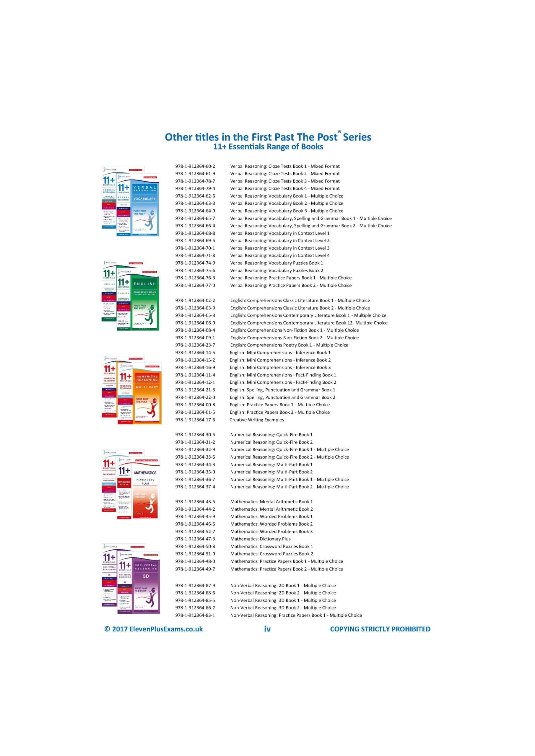 11+ Essentials - Vocabulary in Context  Level 3 (First Past the Post®) - Image 2