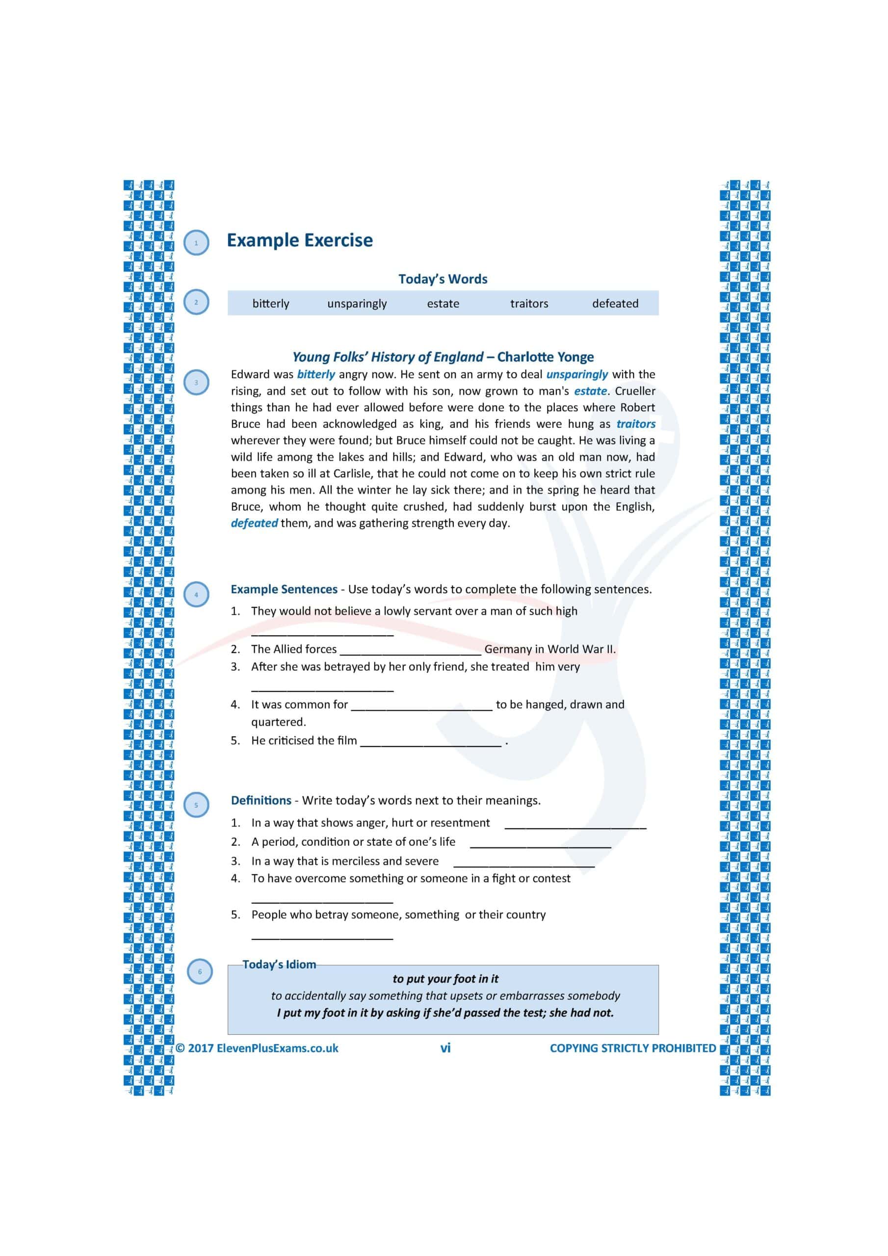 11+ Essentials - Vocabulary in Context  Level 3 (First Past the Post®) - Image 4