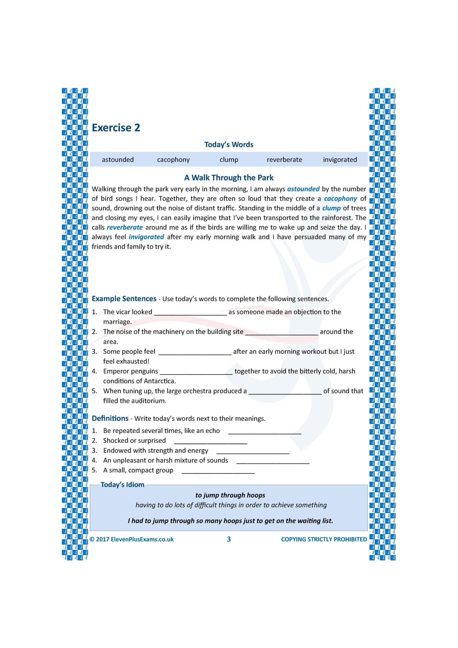11+ Essentials - Vocabulary in Context  Level 3 (First Past the Post®) - Image 7
