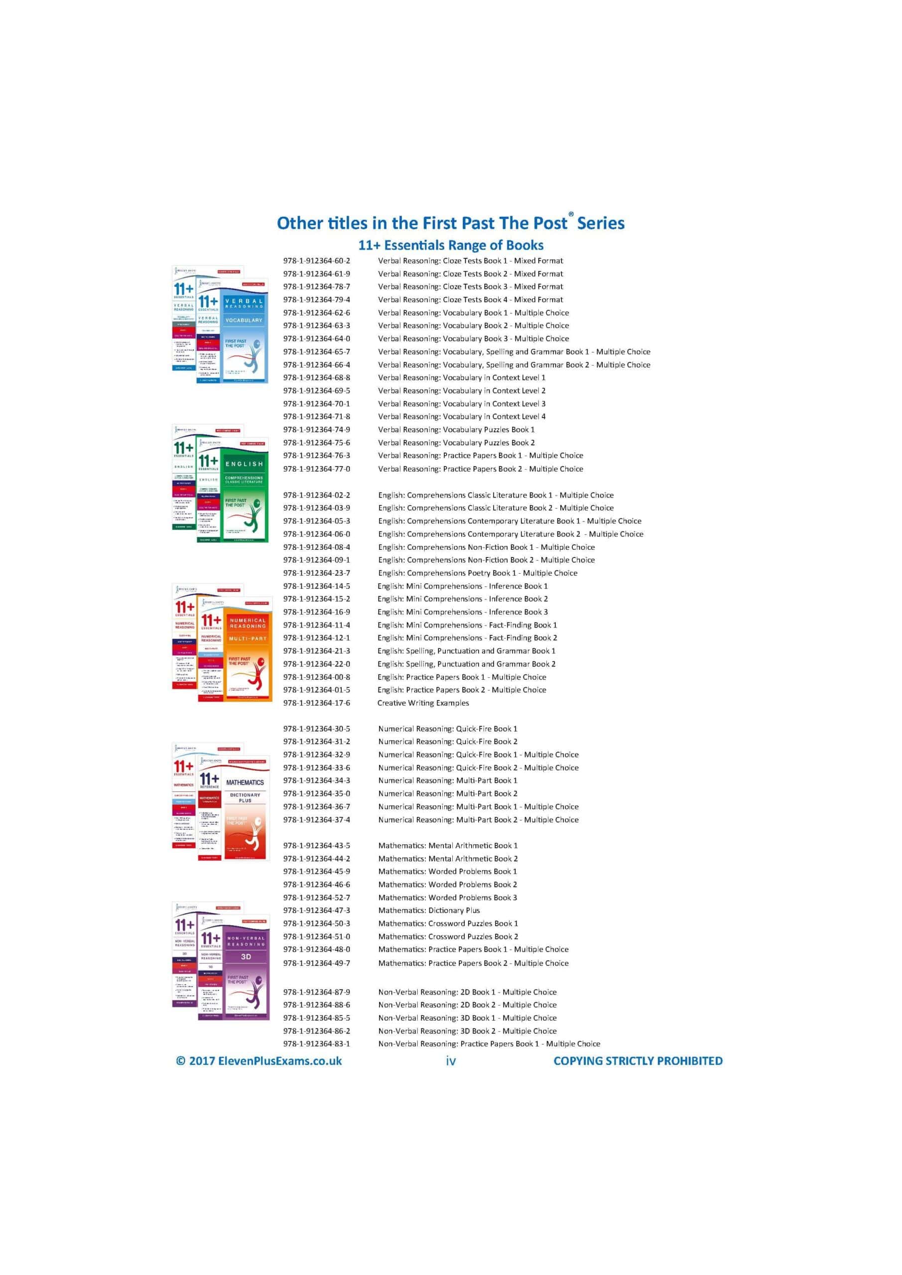 11+ Essentials - Verbal Reasoning: Vocabulary Puzzles  Book 1 (First Past the Post®) - Image 2