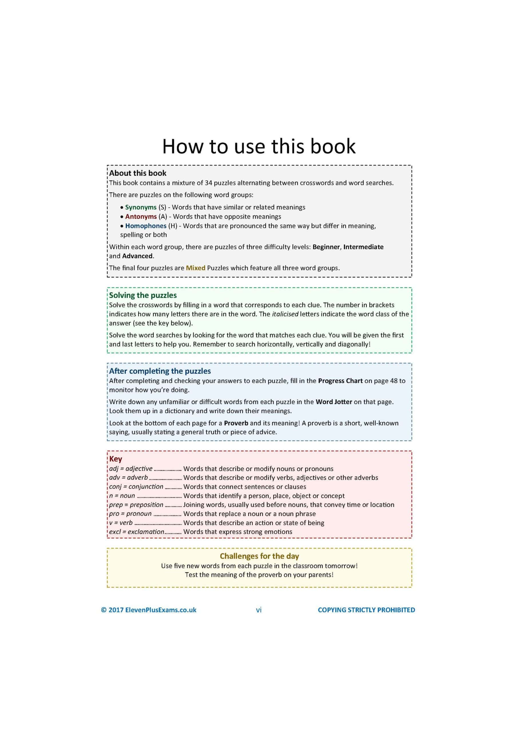 11+ Essentials - Verbal Reasoning: Vocabulary Puzzles  Book 1 (First Past the Post®) - Image 4