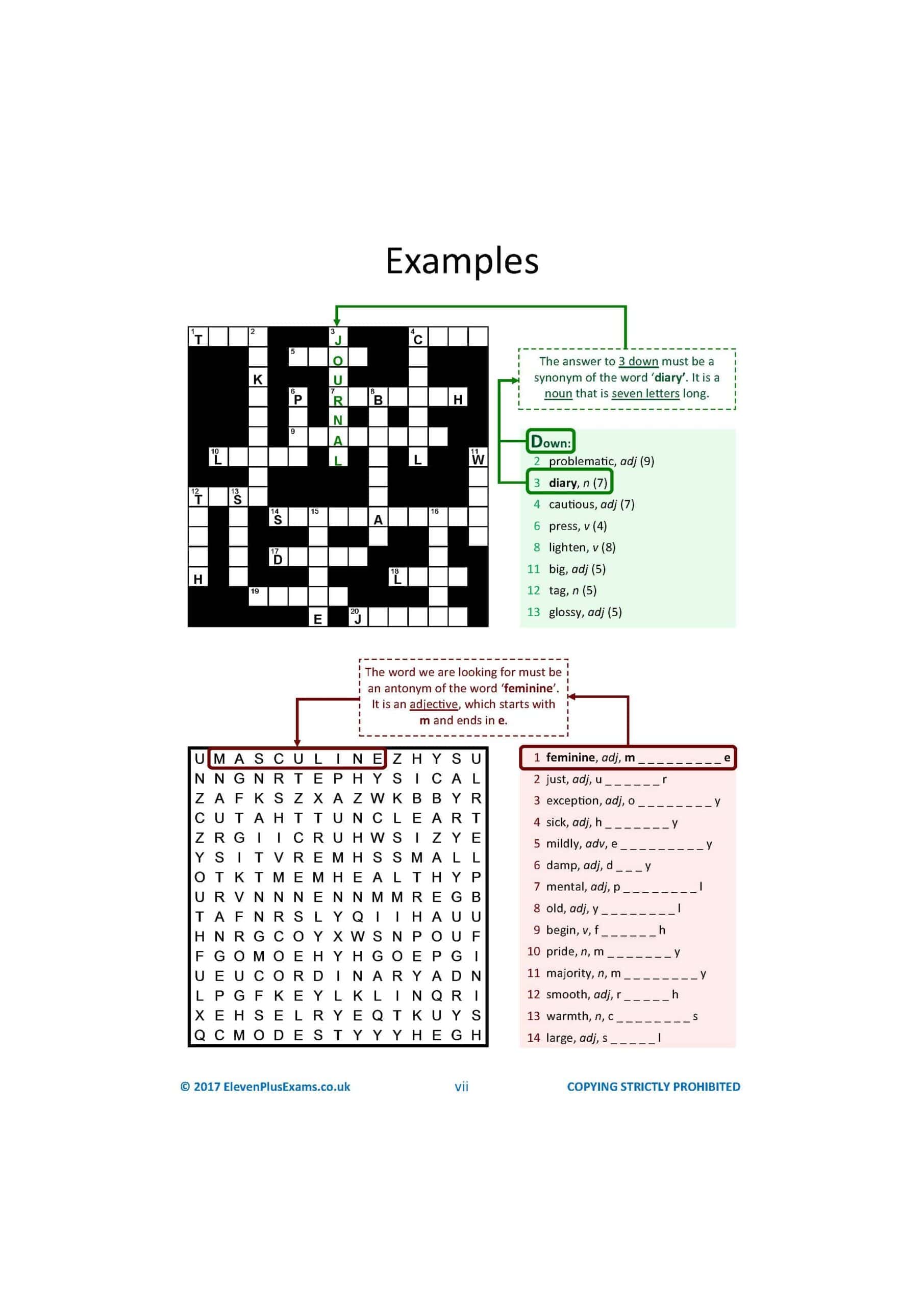 11+ Essentials - Verbal Reasoning: Vocabulary Puzzles  Book 1 (First Past the Post®) - Image 5