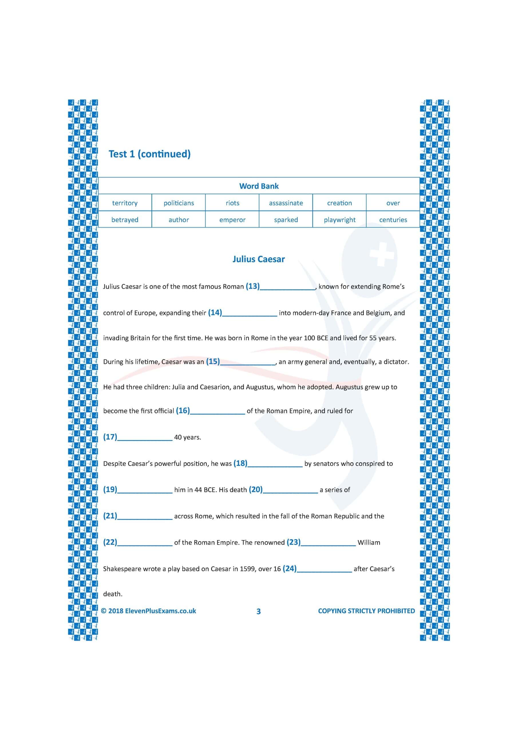 11+ Essentials - Verbal Reasoning: Cloze Book 3 (First Past the Post®) - Image 6