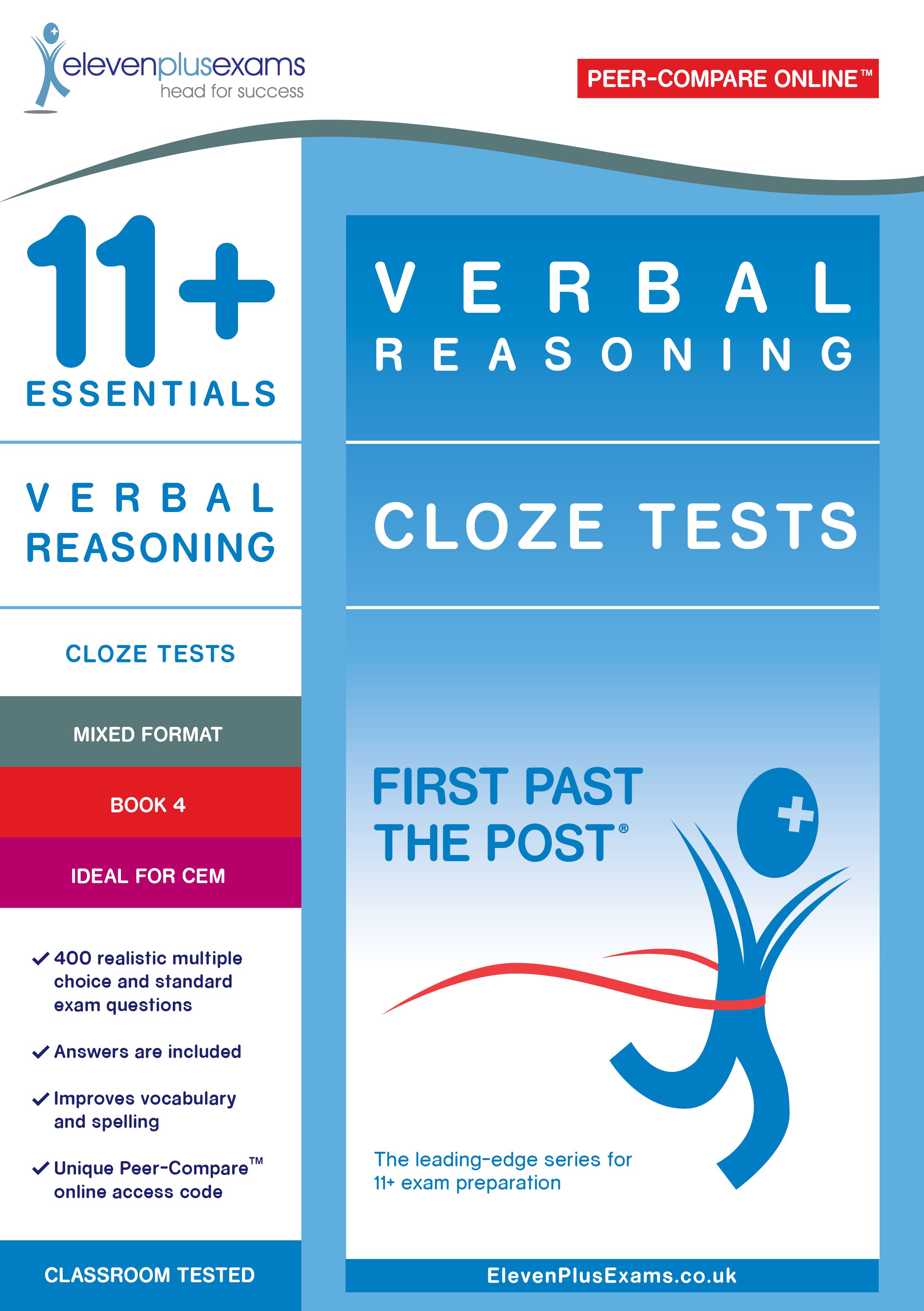 11+ Essentials - Verbal Reasoning: Cloze Book 4 (First Past the Post®)