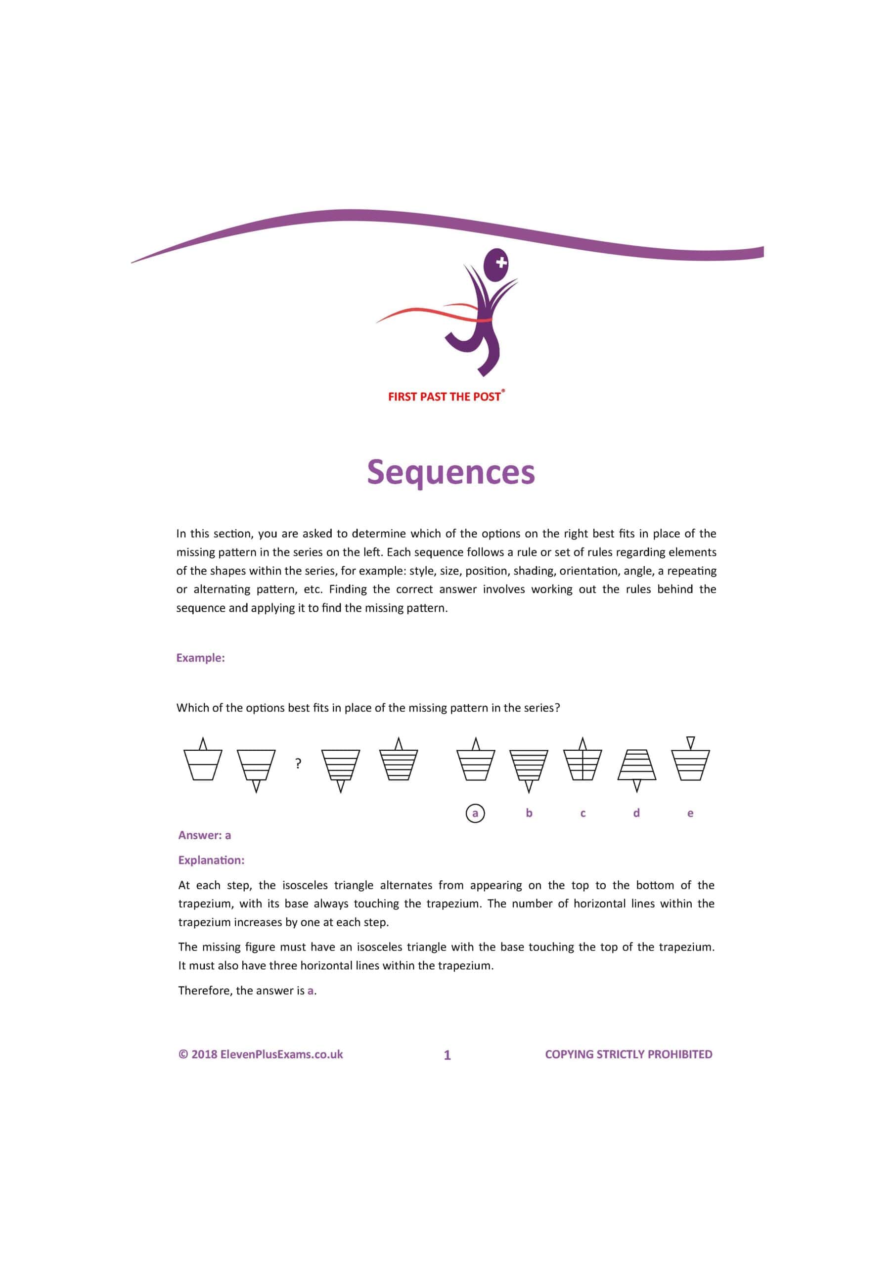11+ Essentials - 2-D Non-verbal Reasoning Book 1 (First Past the Post®) - Image 4