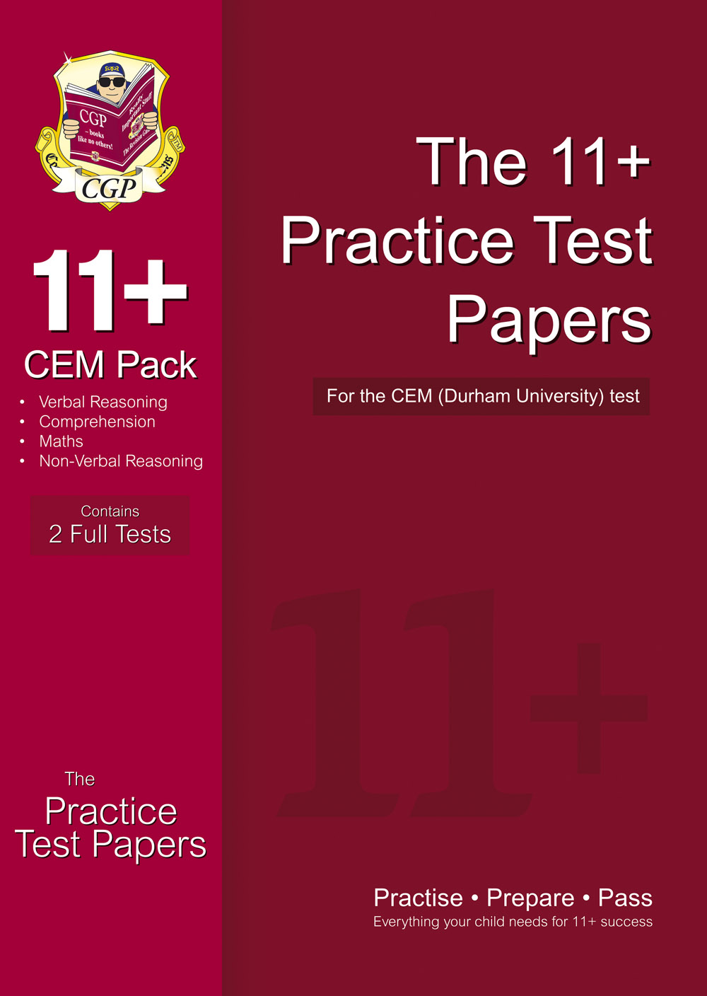 CGP 11+ Practice Test Papers for the CEM Test - Pack 1