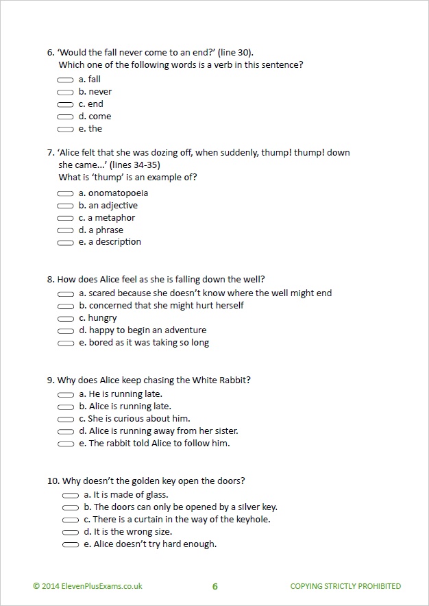 11+ Essentials - Comprehensions Classic Literature Book 1 (First Past the Post®)